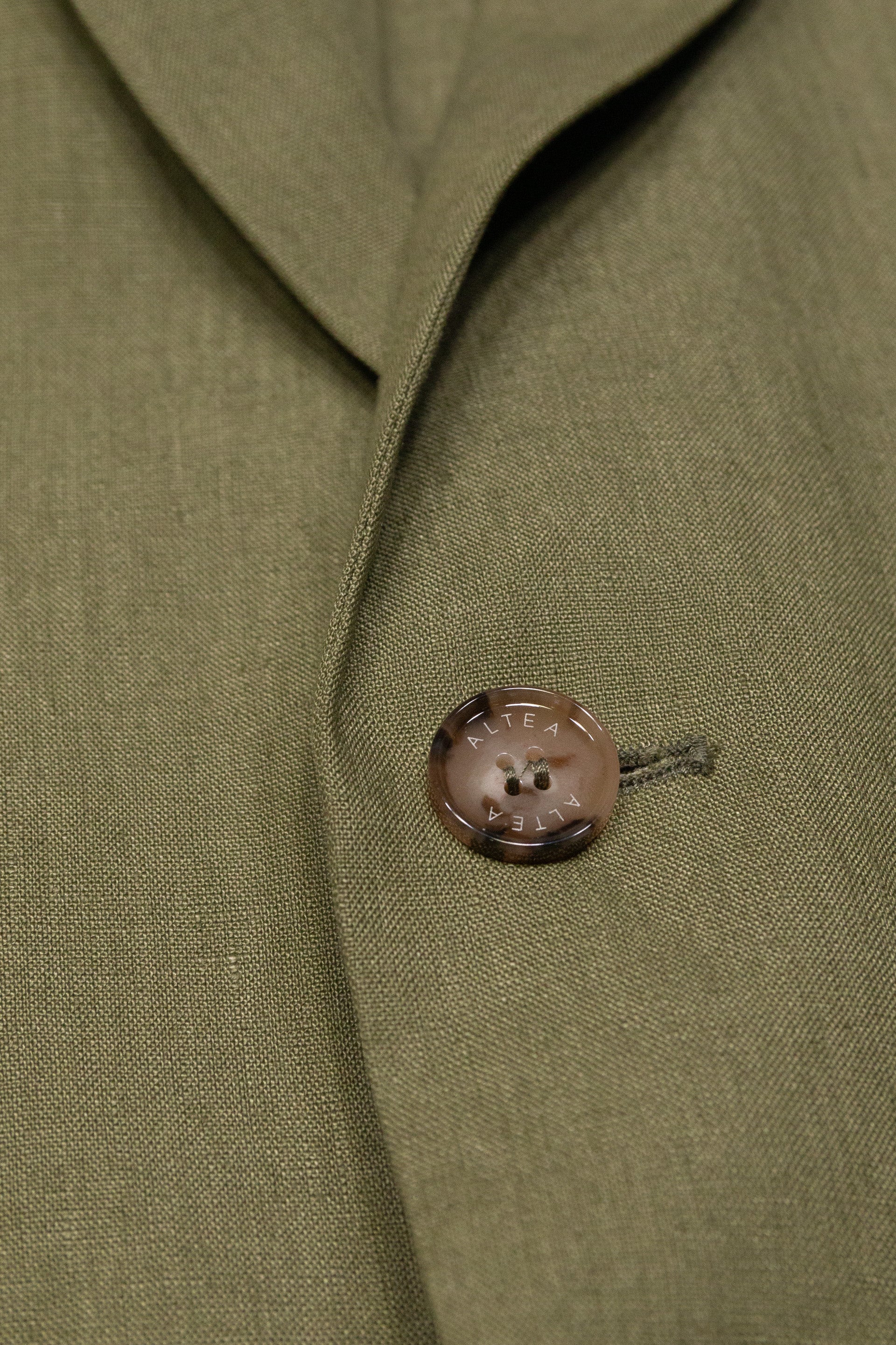 Giacca Aston Lino Tinto Pezza - Salvia