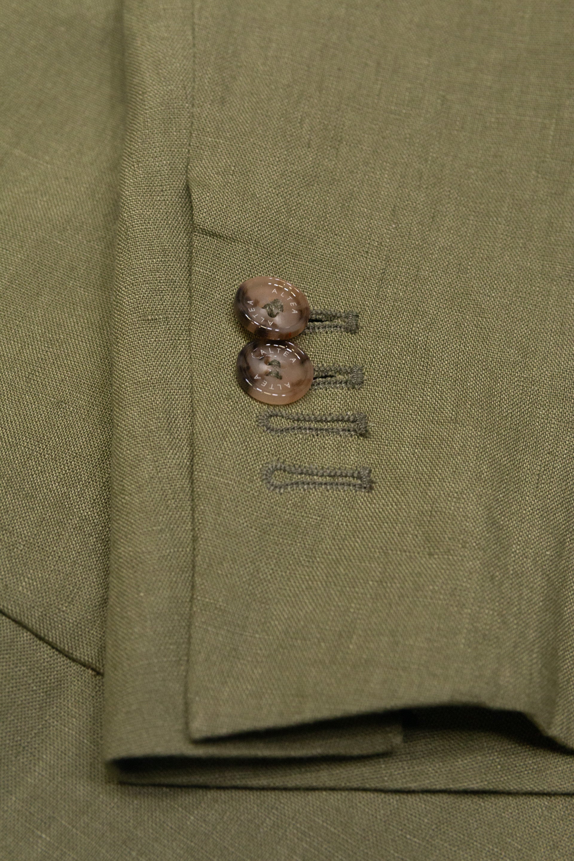 Giacca Aston Lino Tinto Pezza - Salvia