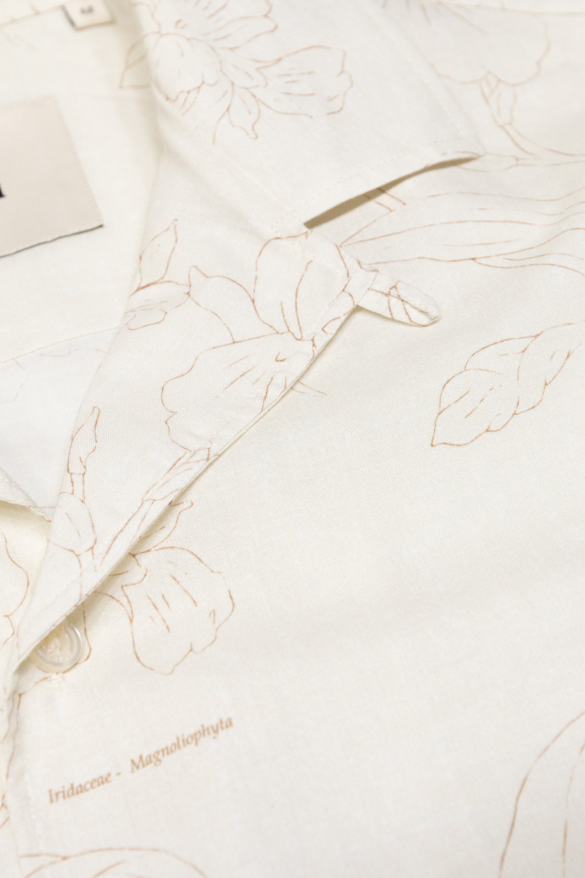 Camicia Bart Stampata M/ C - Beige