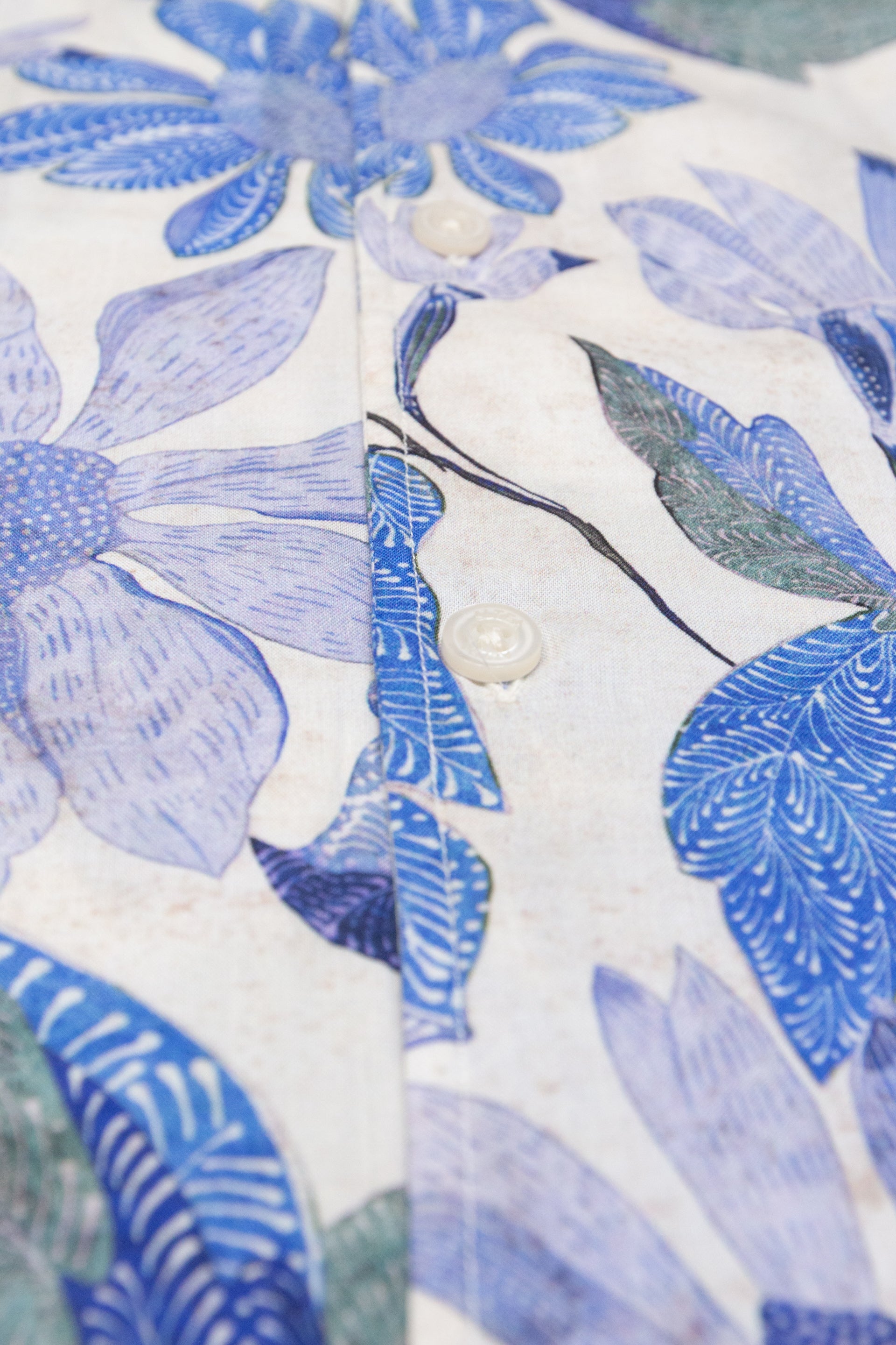 Camicia Bart Stampata M/ C - Panna Scuro