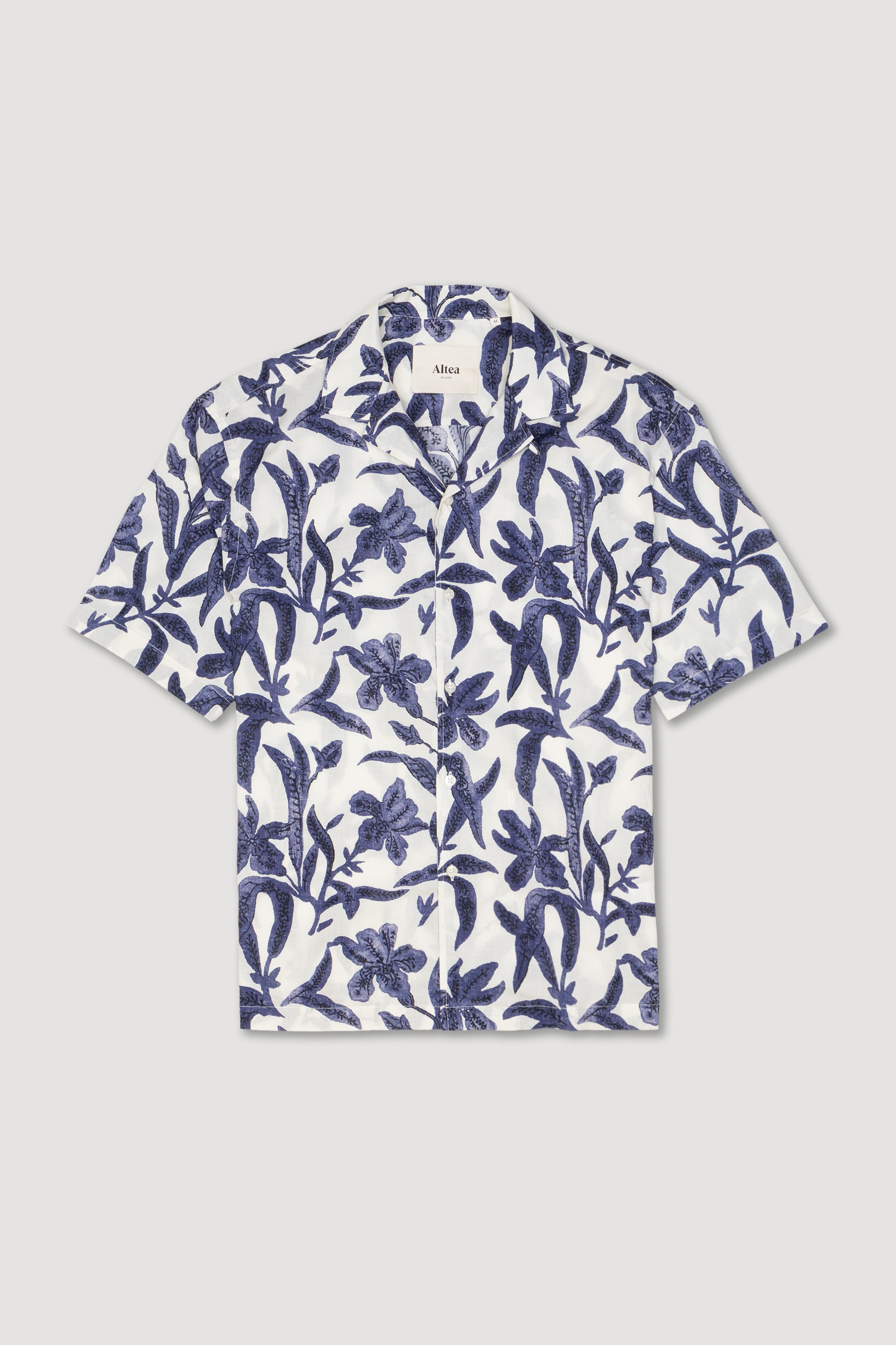 Camicia Bart Stampata M/ C - Navy