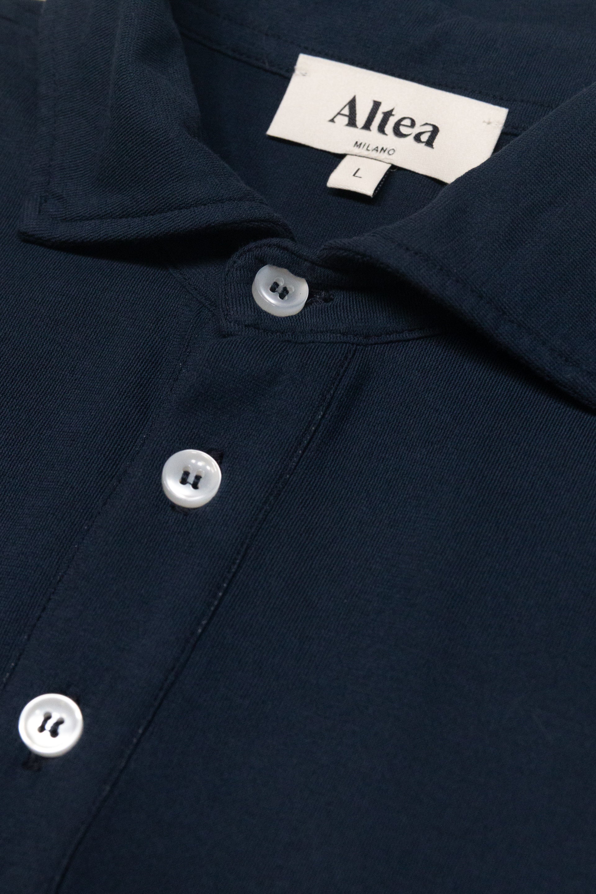 Polo Greg Jersey Glacial M/c Tinto Capo - Navy