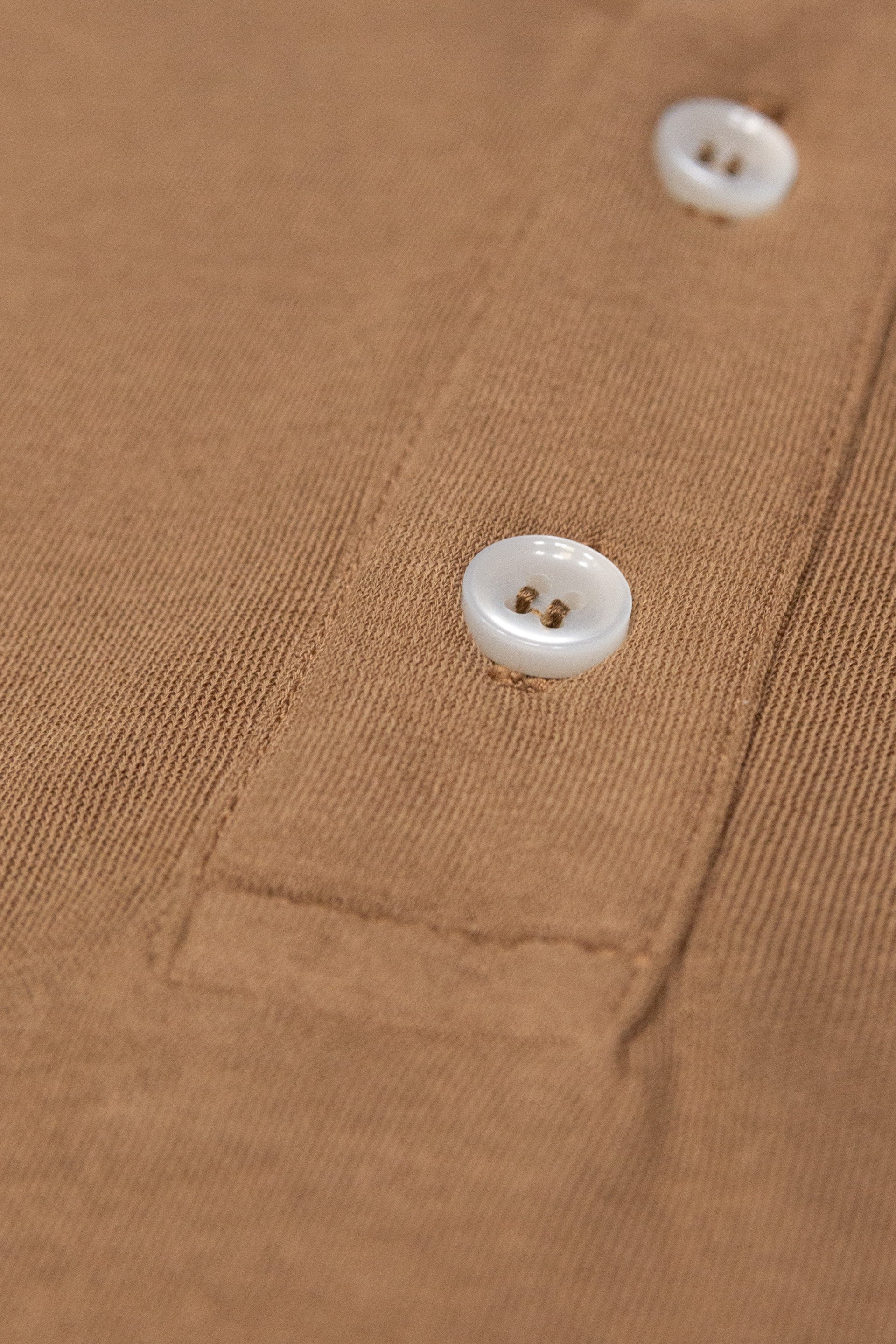 Polo Greg Jersey Glacial M/c Tinto Capo - Cammello