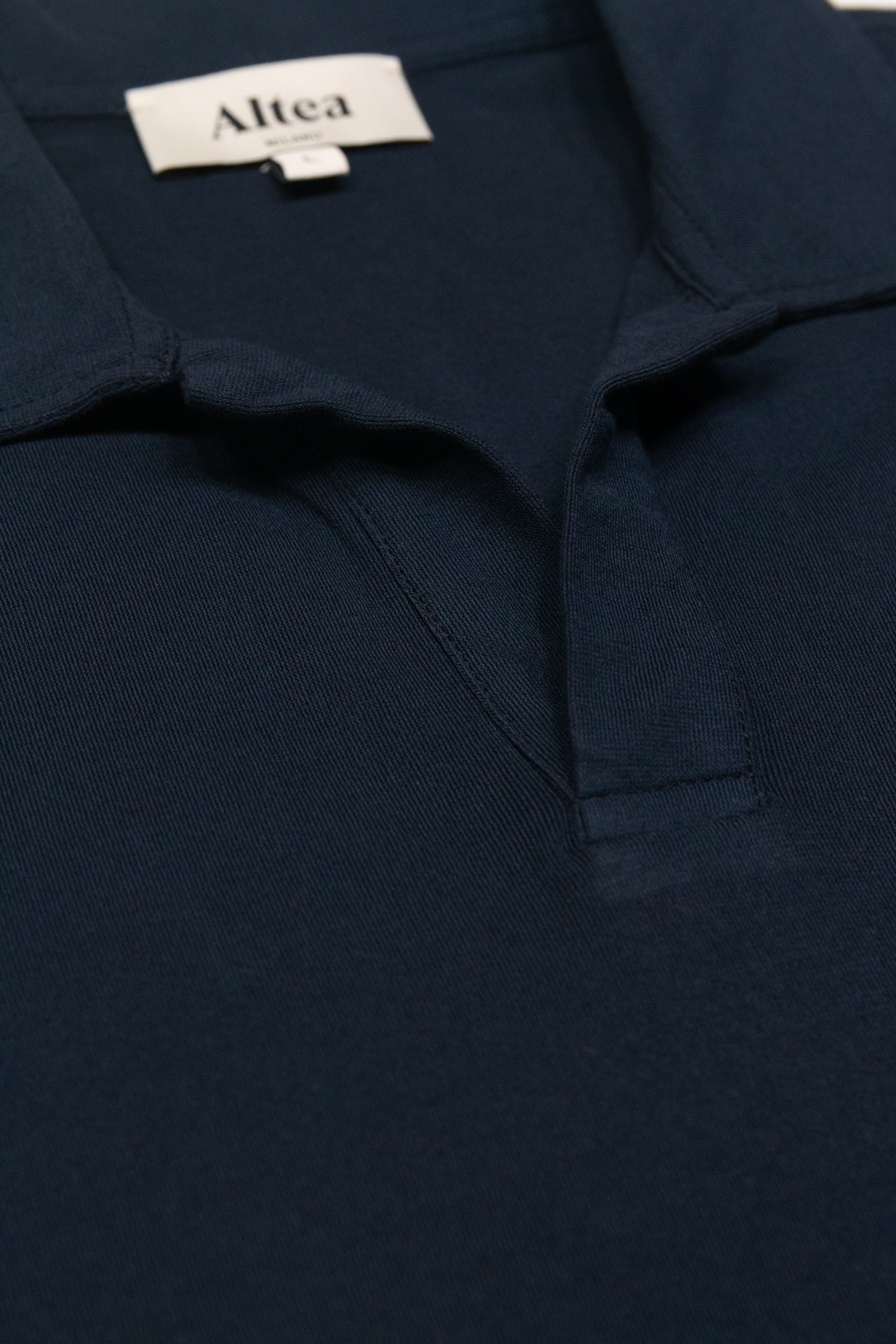 Polo Dennis Jersey Glacial Tinto Capo - Navy