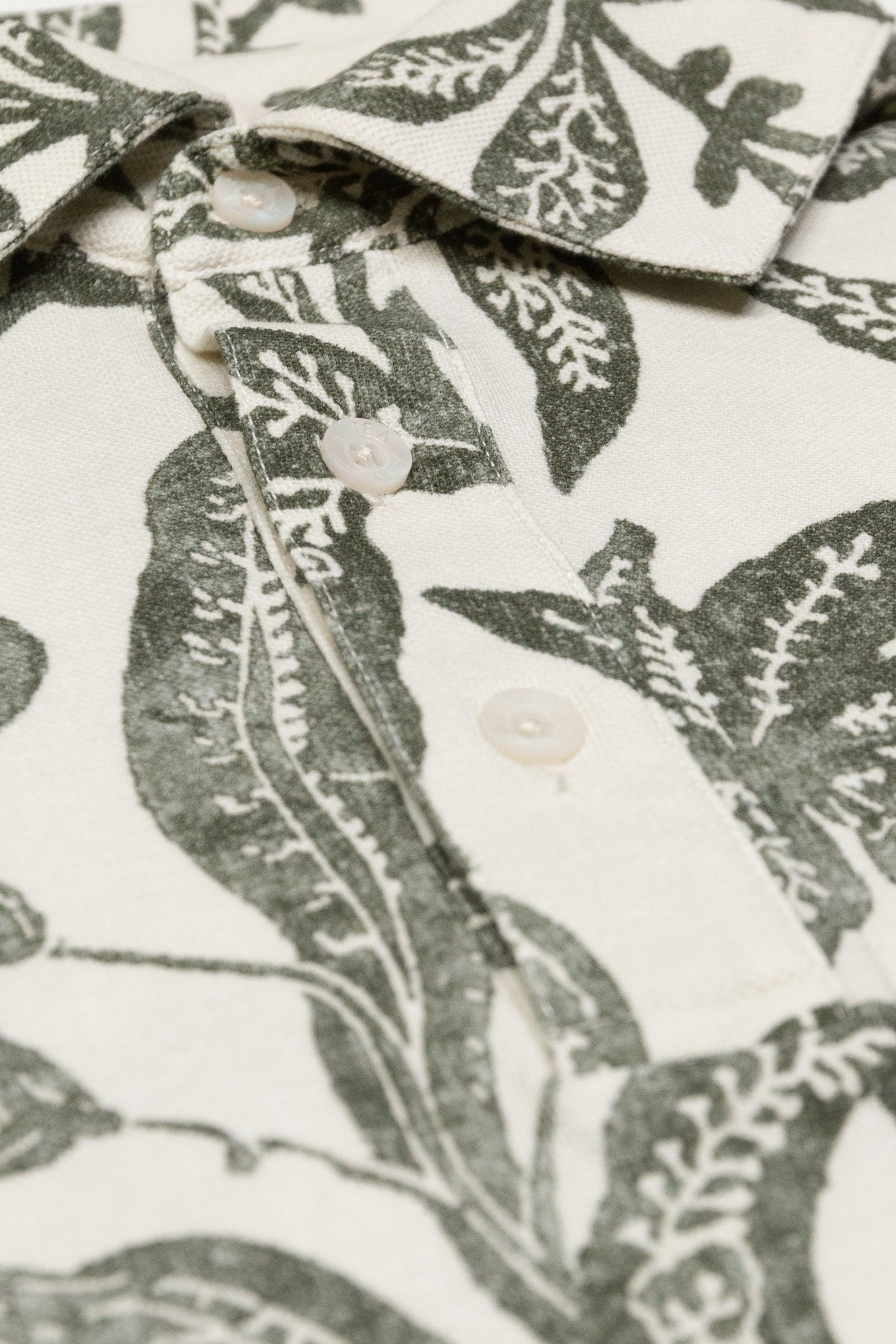 Polo Greg Piquet Stampa Flowers - Army