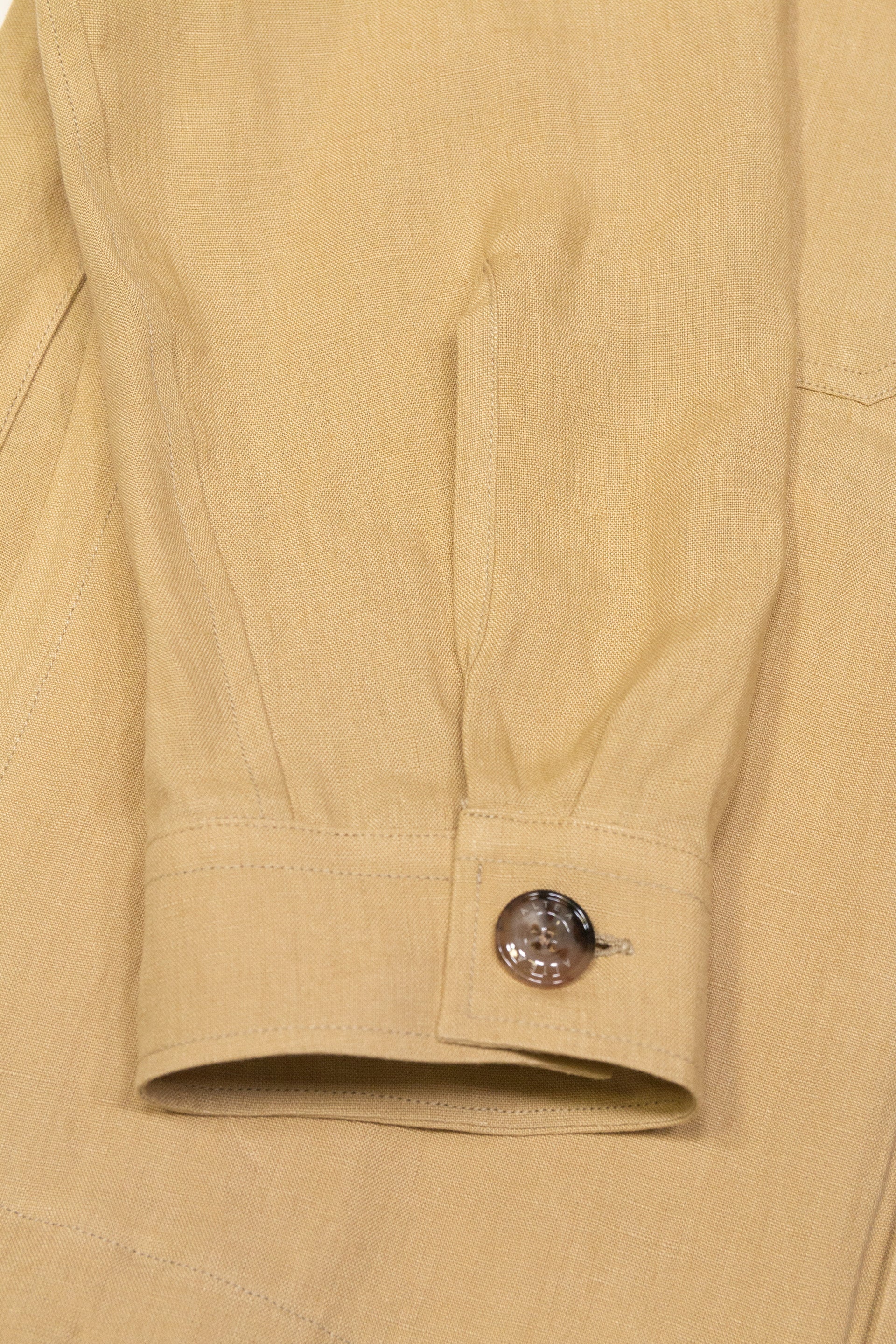 Overshirt Mitchell Lino Tinto Pezza - Beige