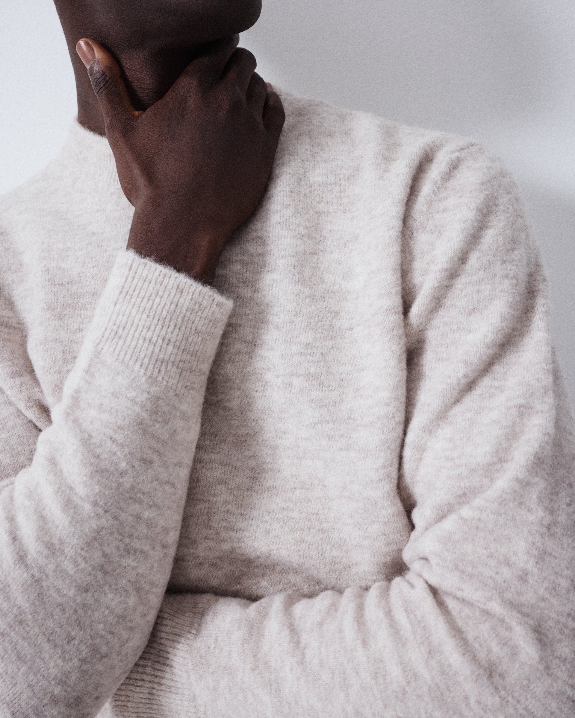 Maglia Girocollo Rasato M/ L - Beige