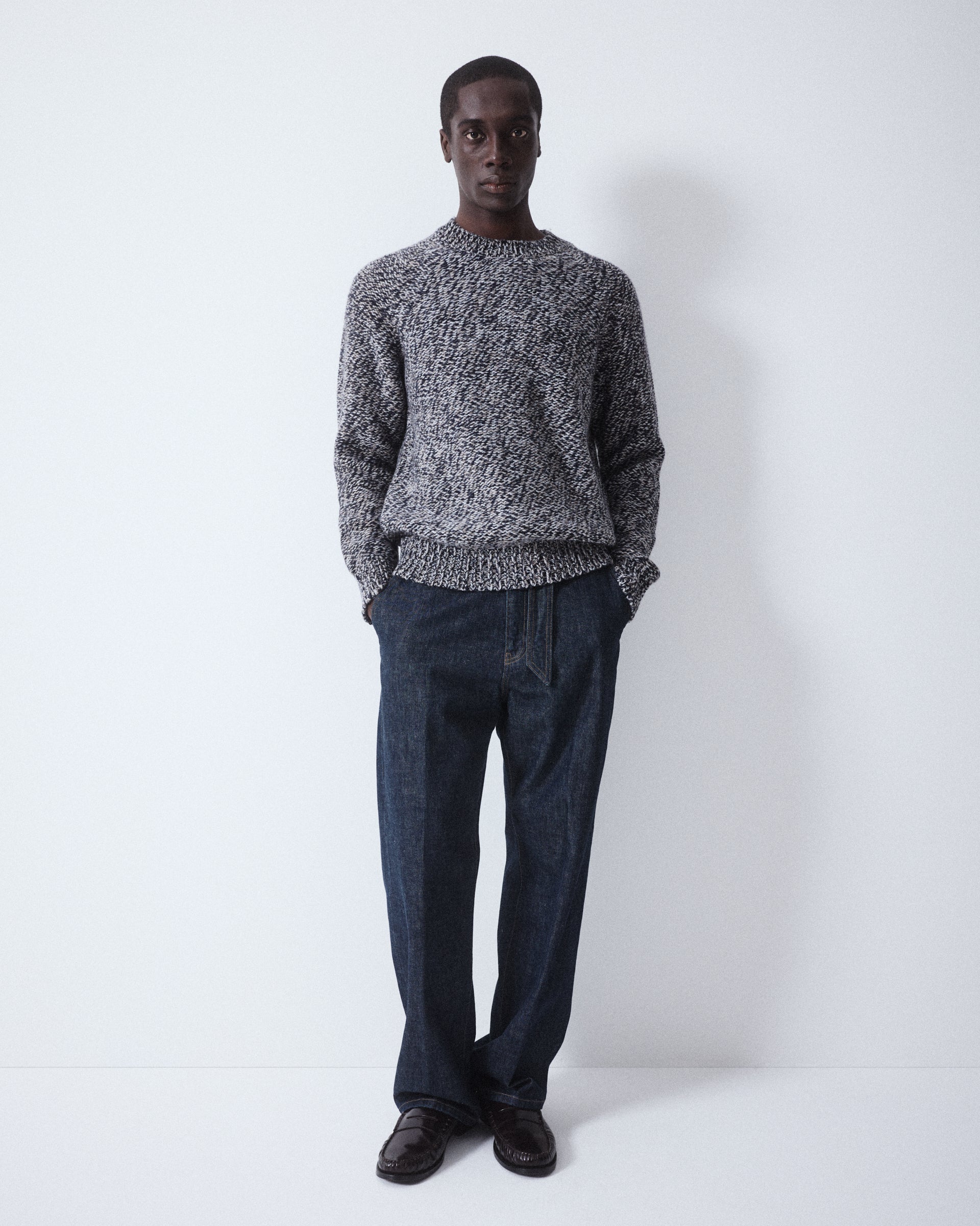 Maglia Girocollo Rasato Rovescio M/ L - TORTORA