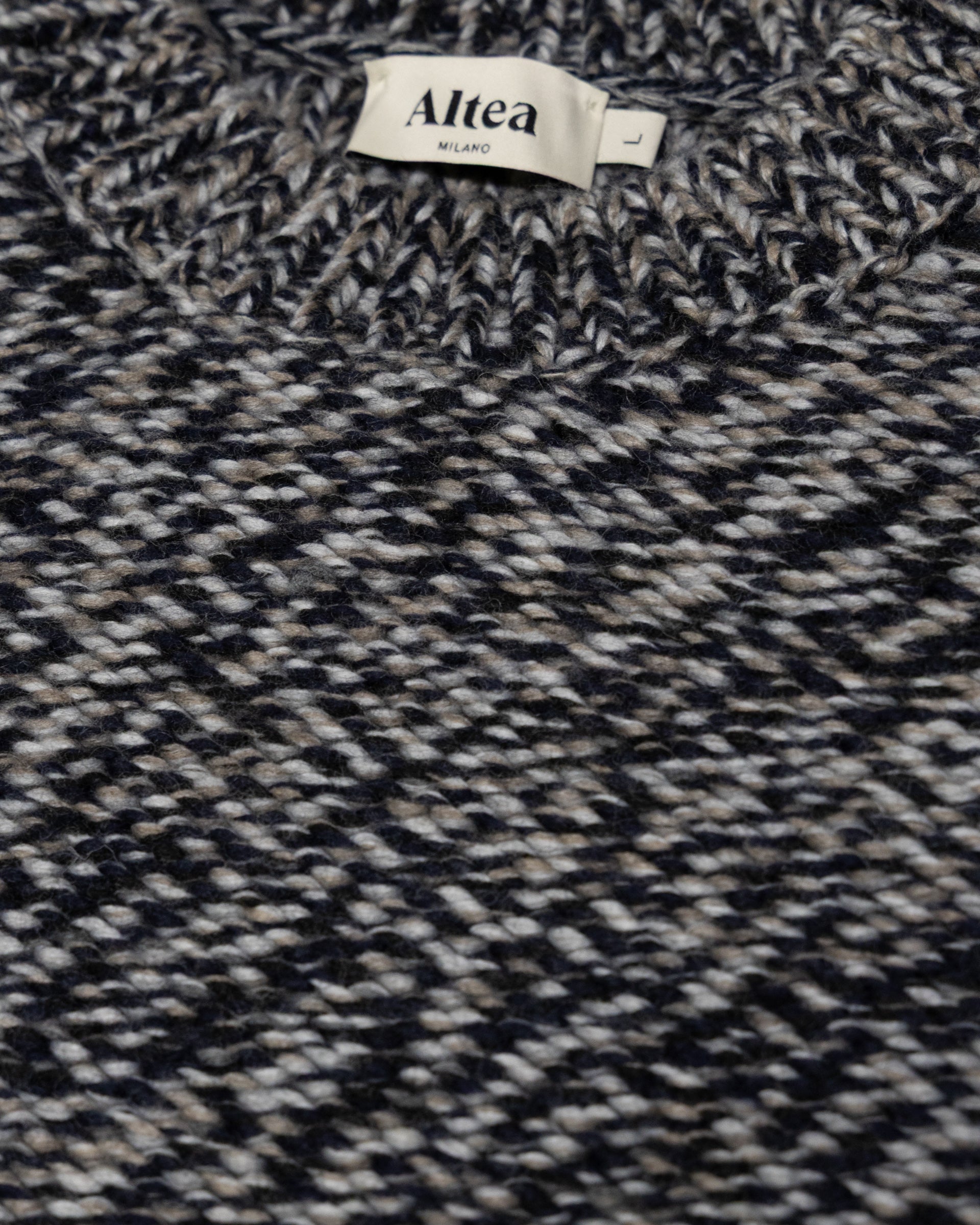 Maglia Girocollo Rasato Rovescio M/ L - TORTORA