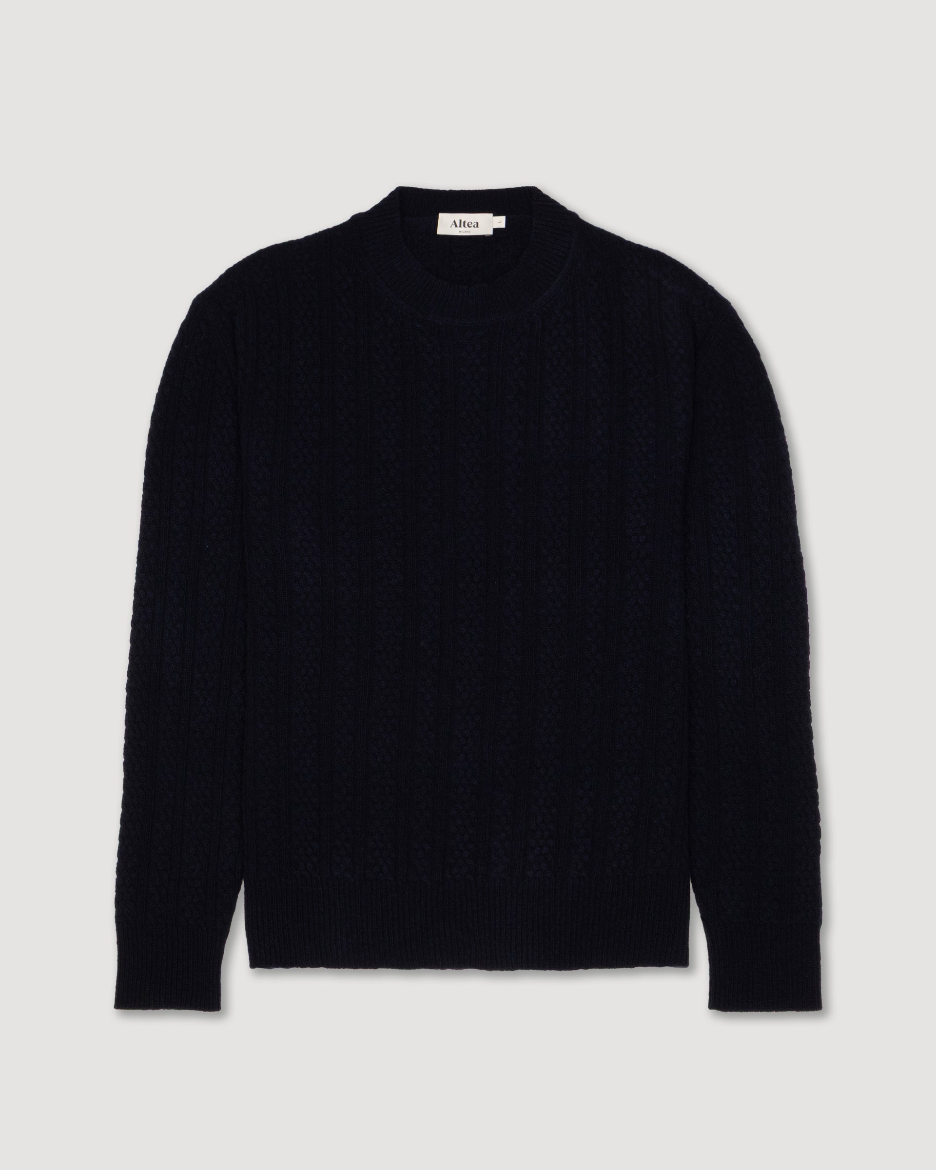 Maglia Girocollo Treccia M/ L - NAVY