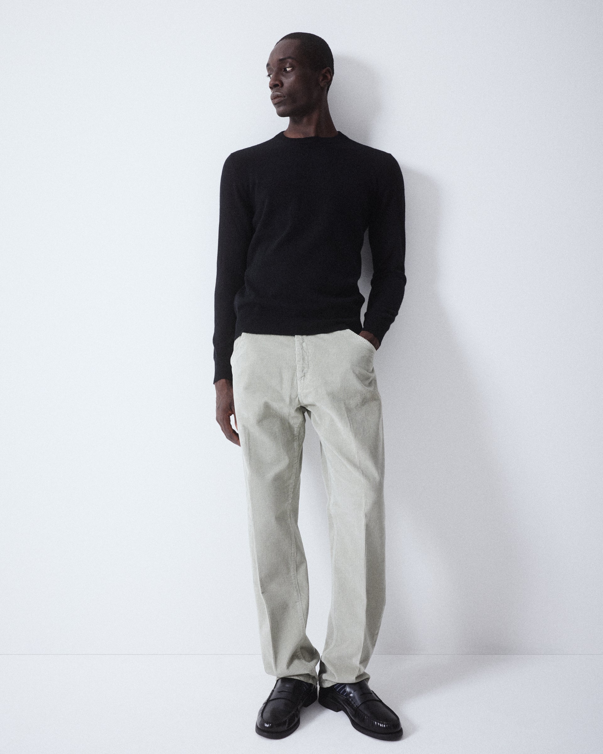 Maglia Girocollo Rasata Cashmere M/ L - NERO