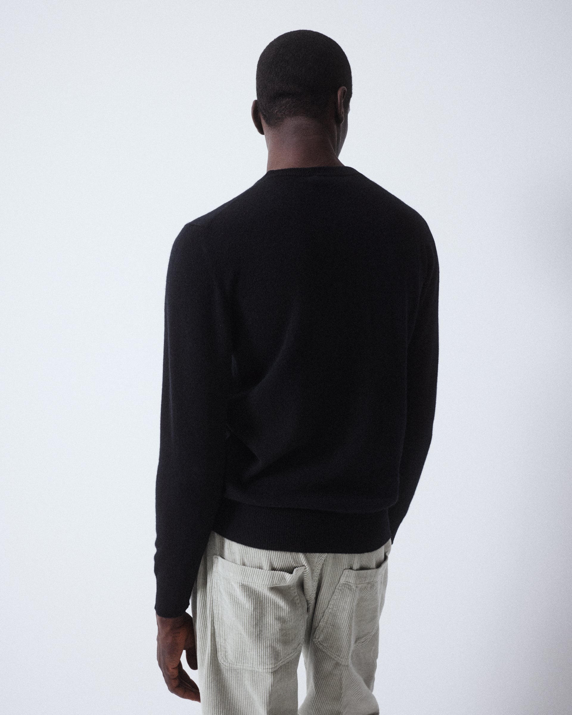 Maglia Girocollo Rasata Cashmere M/ L - NERO