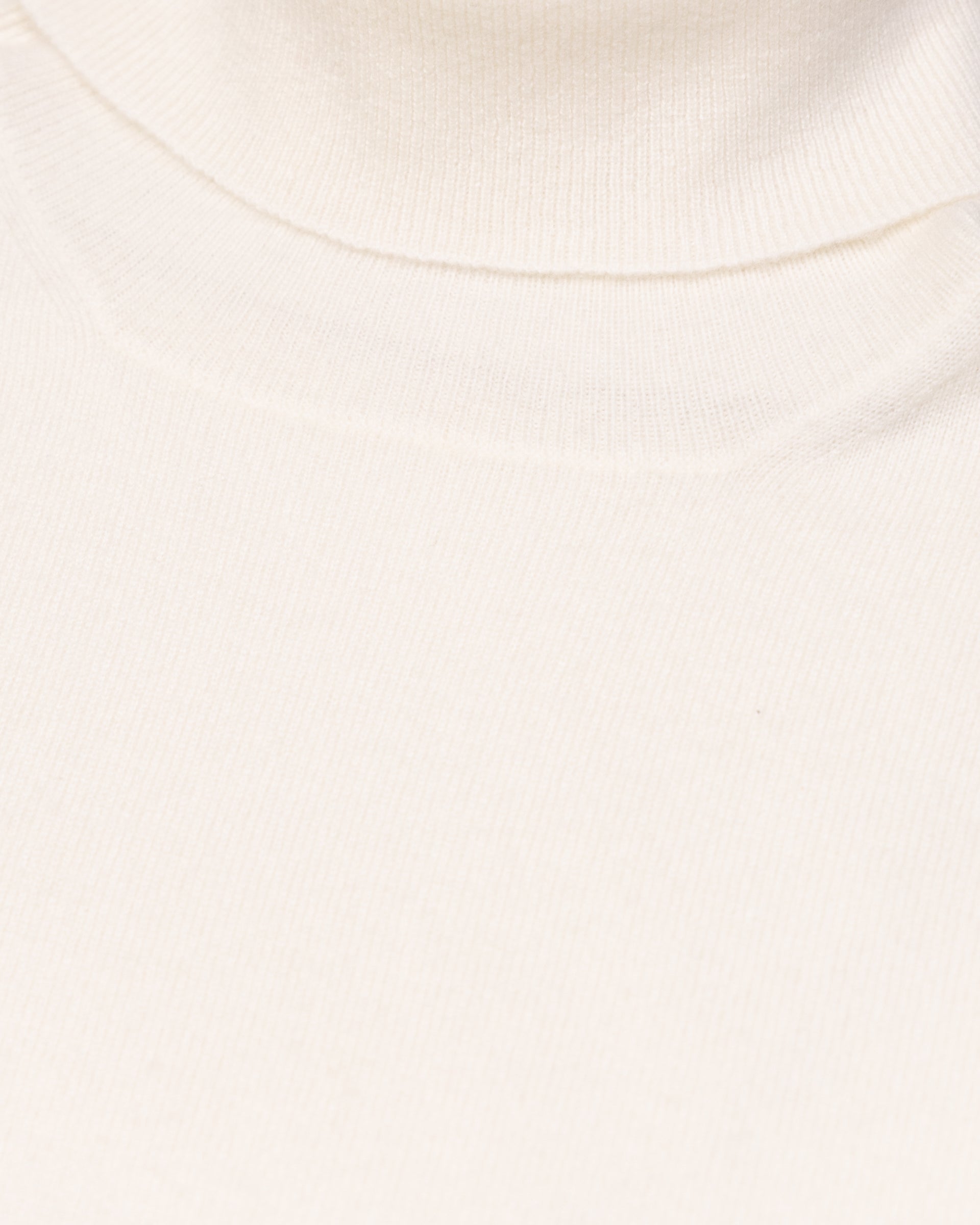 Maglia Dolcevita Rasata Cashmere M/ L - PANNA