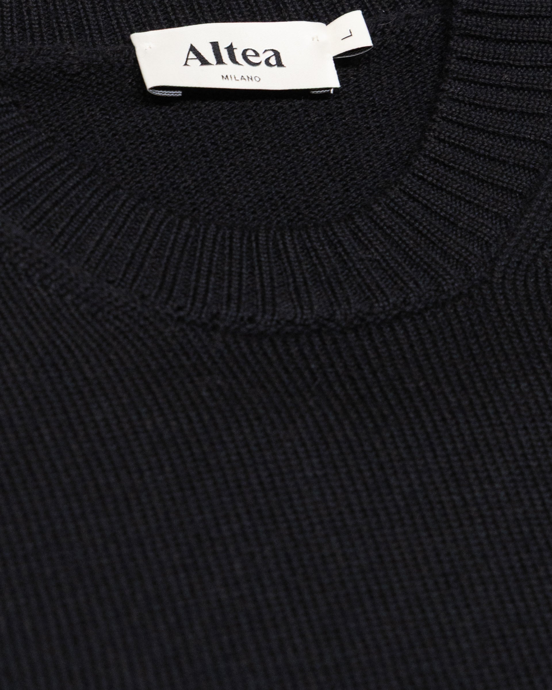 Maglia Girocollo Merino Rasata M/ L - NAVY