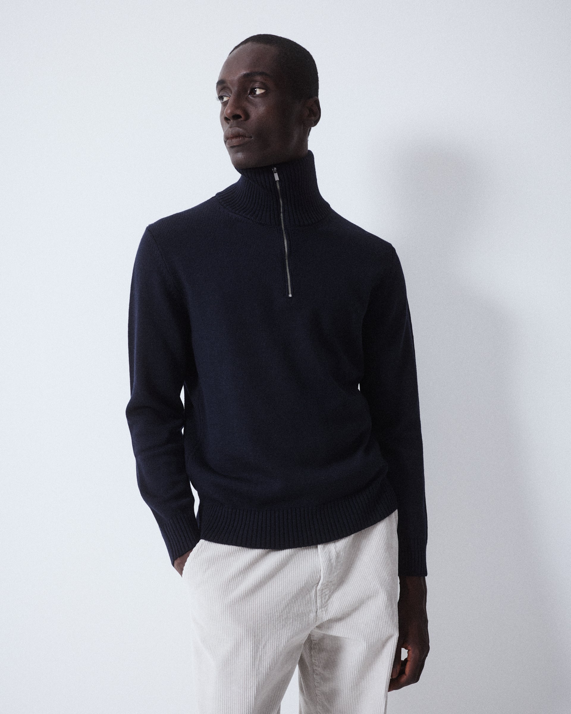 Maglia Camionair Merino Rasata M/ L - NAVY