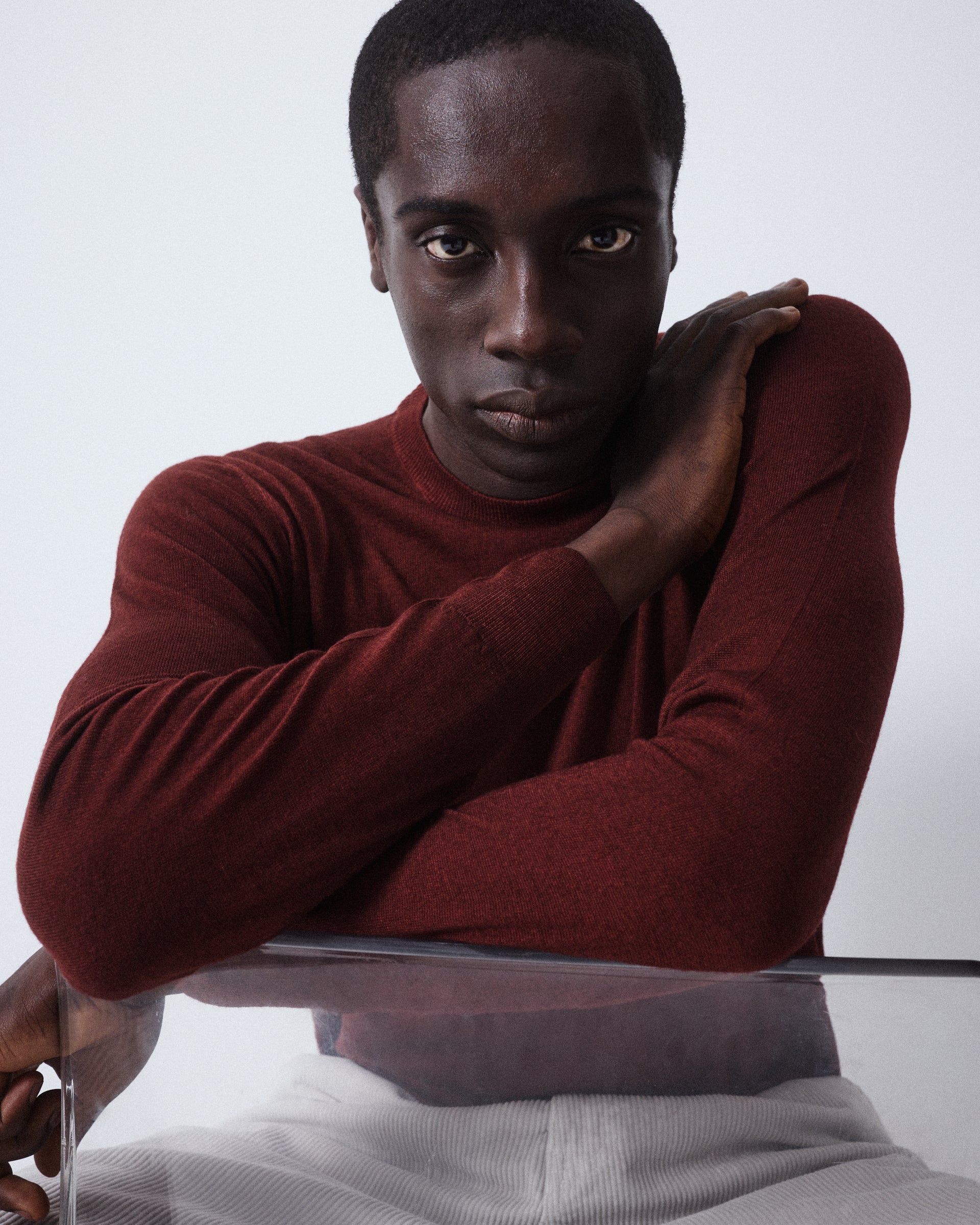 Magl. Girocollo Merino Rasata M/l T. Ca. - COTTO