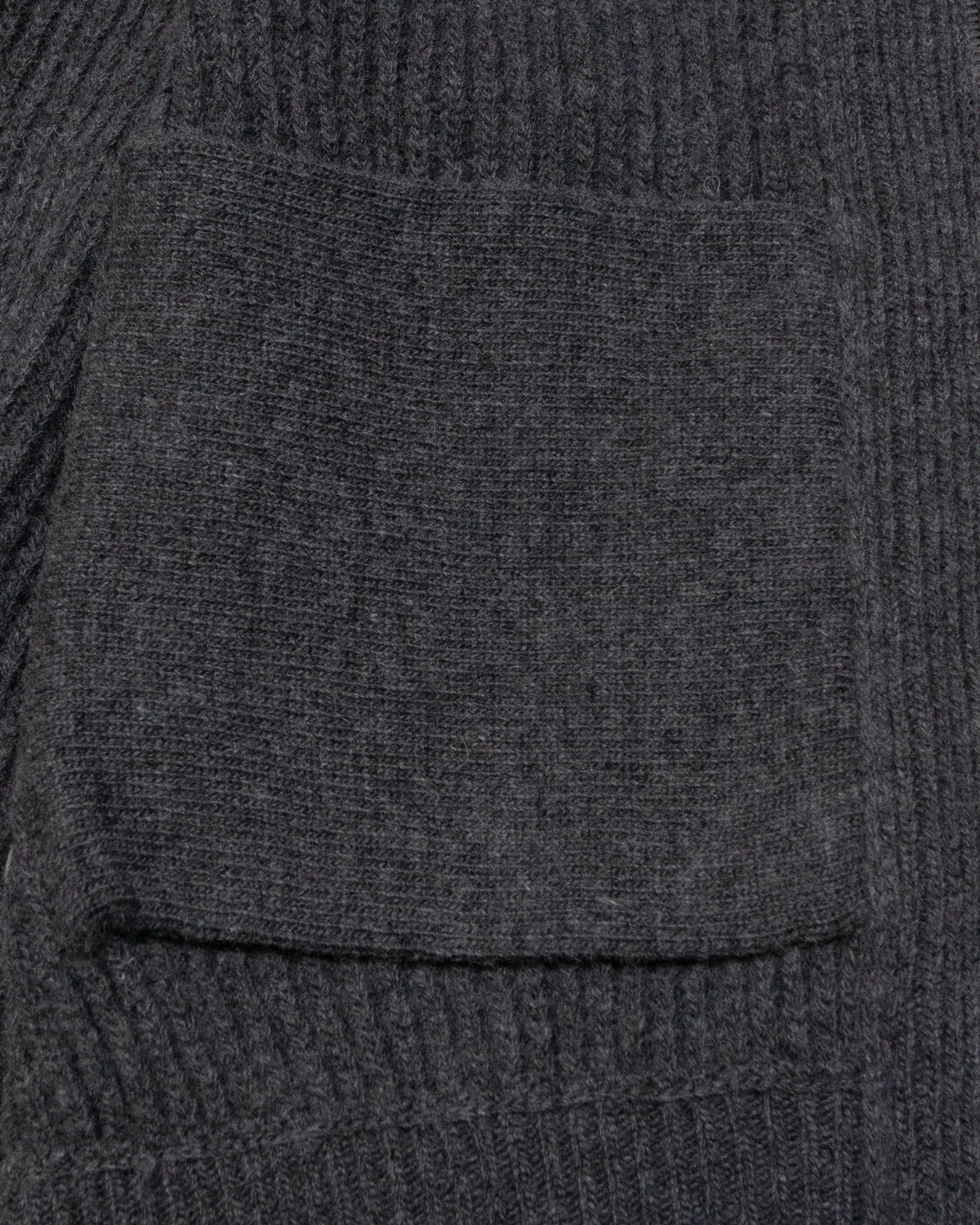 Giubbino Maglia Costa Ingl. Zip M/ L - ANTRACITE.