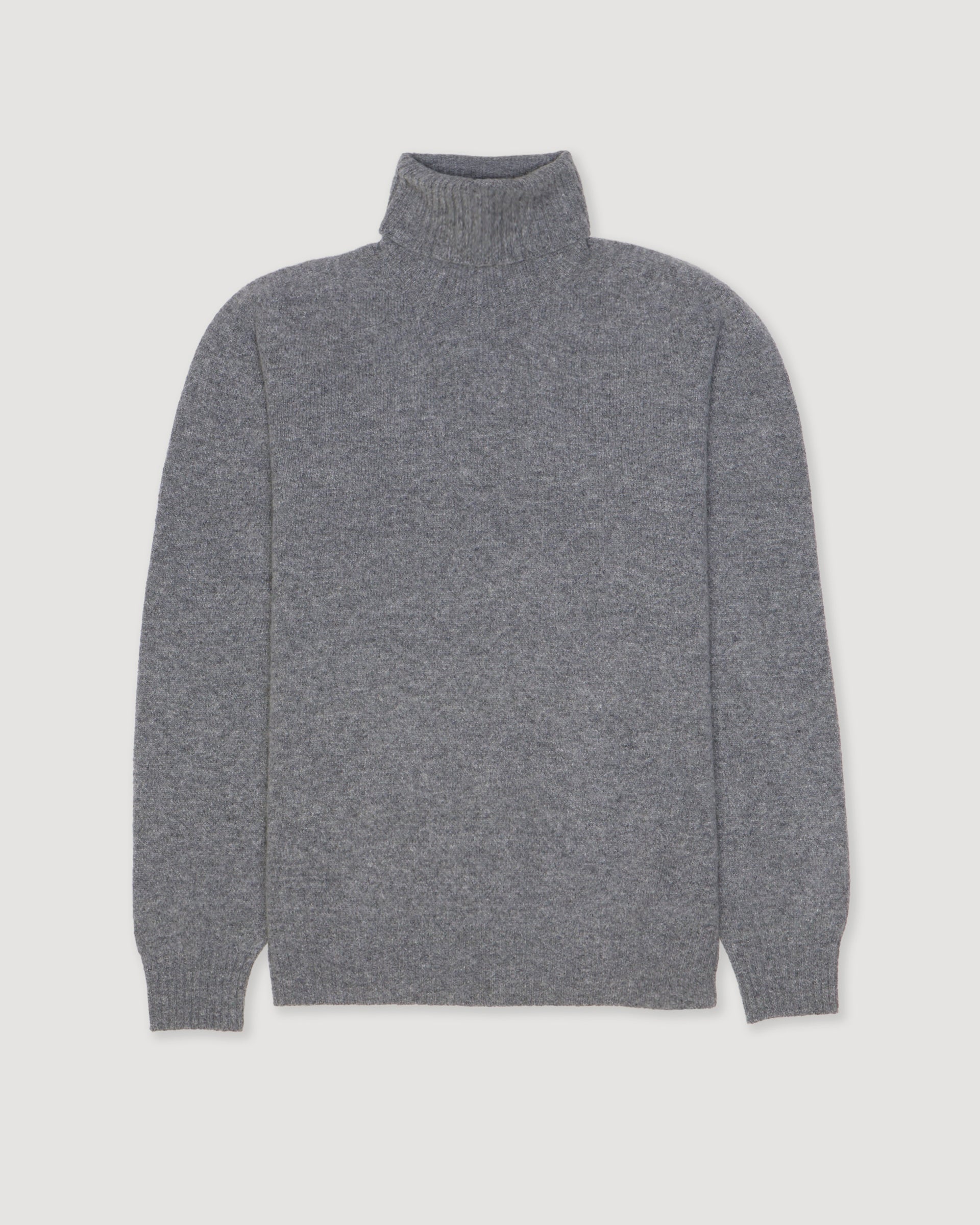 Maglia Dolcevita Rasata M/ L - GRIGIO MEDIO