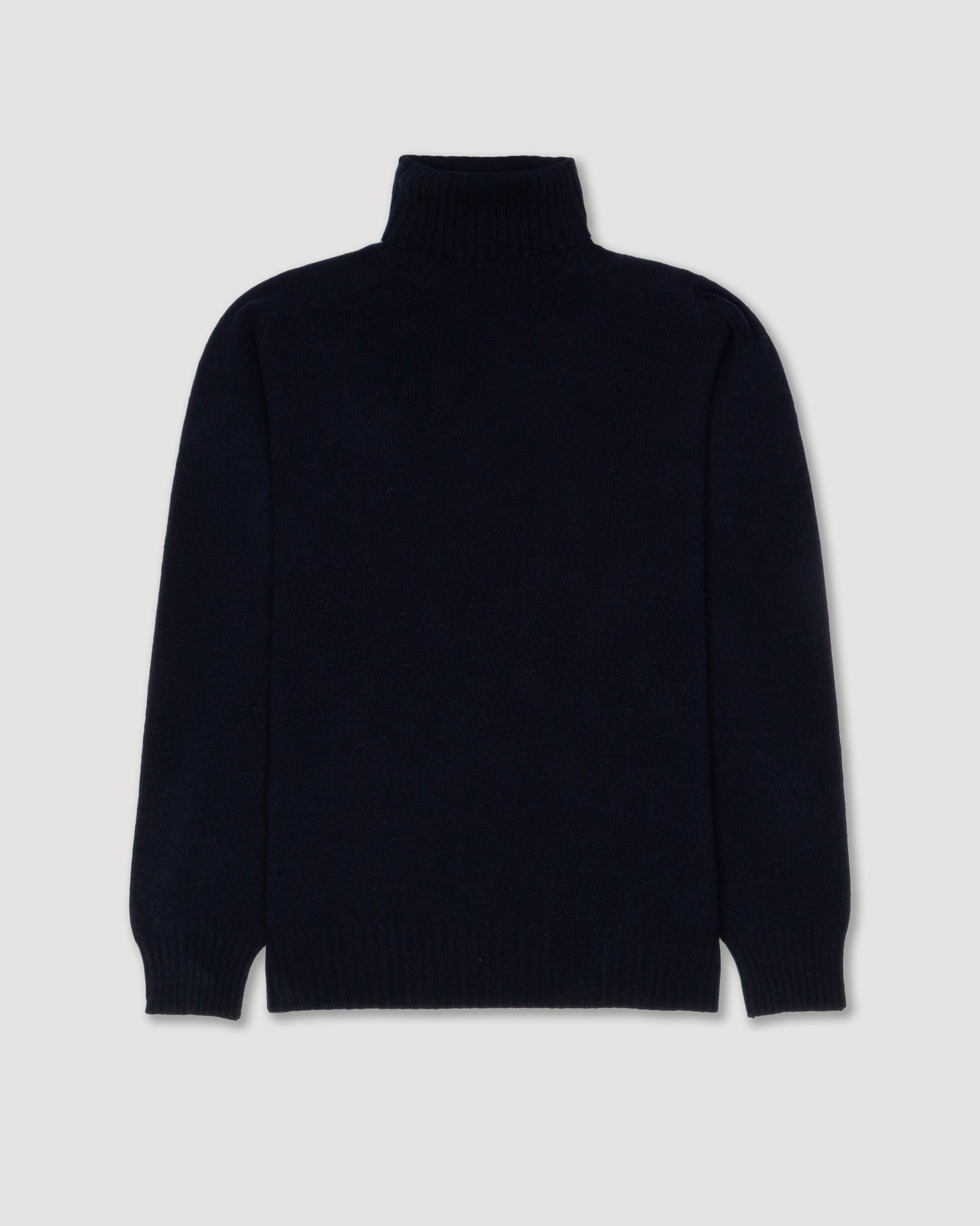 Maglia Dolcevita Rasata Misto Ws M/ L - NAVY