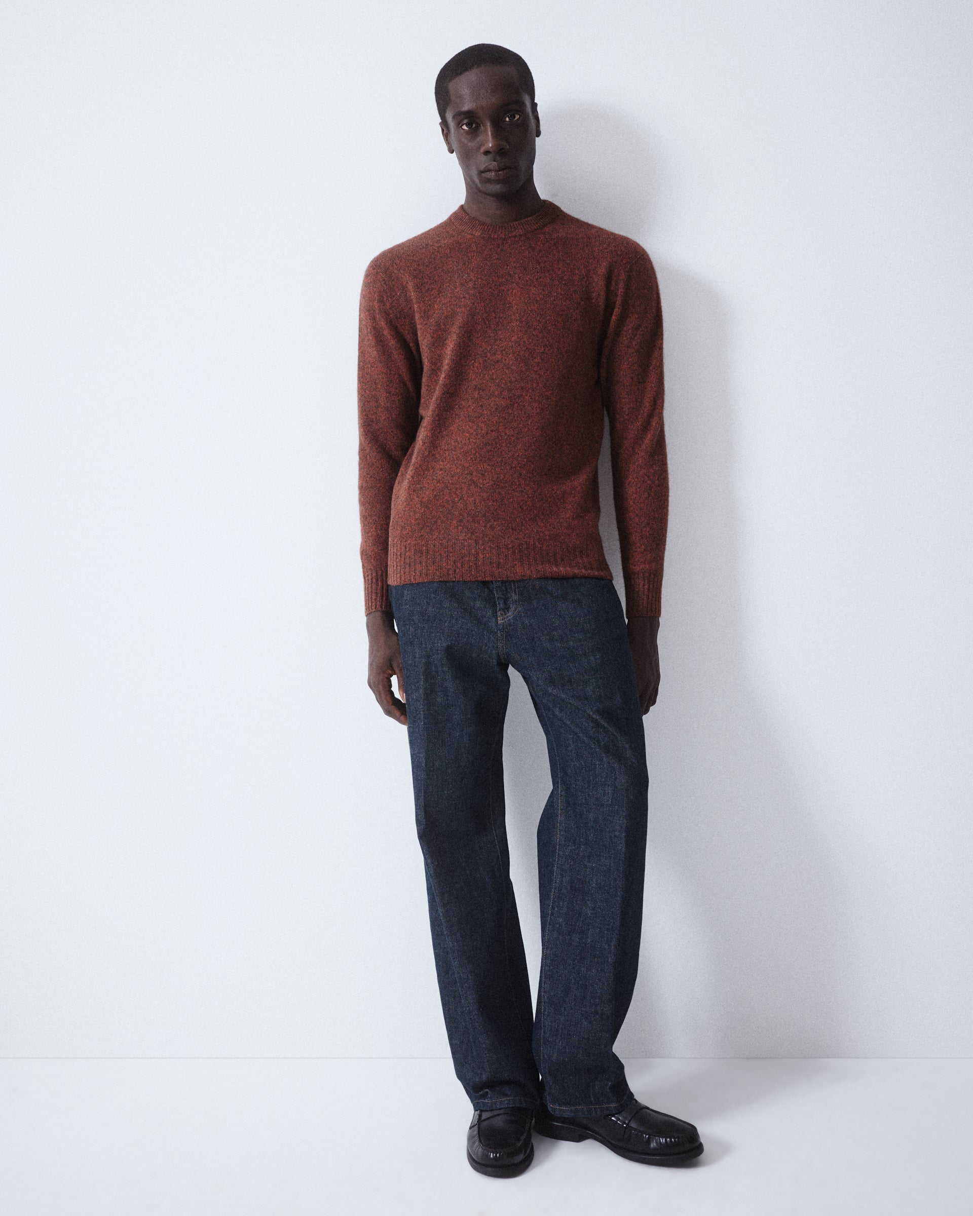 Maglia Girocollo Yak Rasato M/ L - RUST