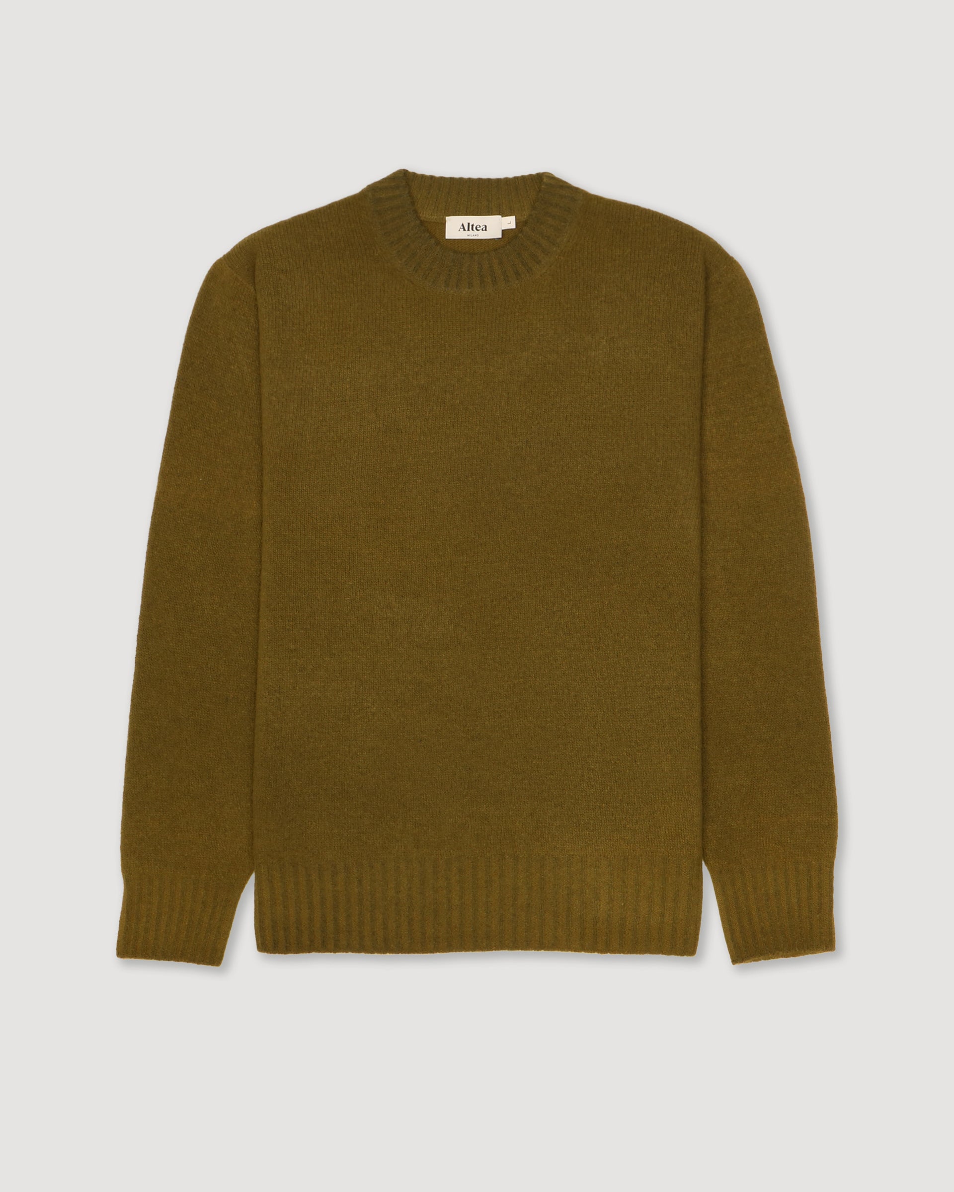 Magl. Girocollo Rasata M/ L Tinto Spec. - ARMY