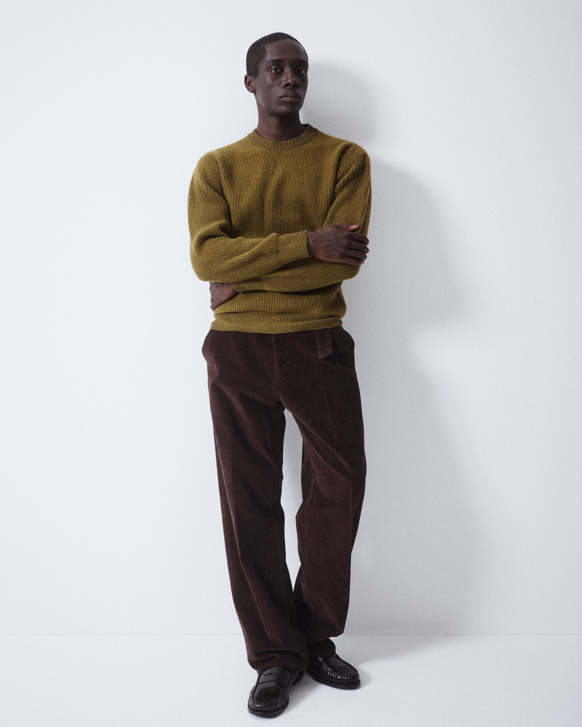 Magl. Inglese Girocollo M/ L Tinto Spec. - ARMY