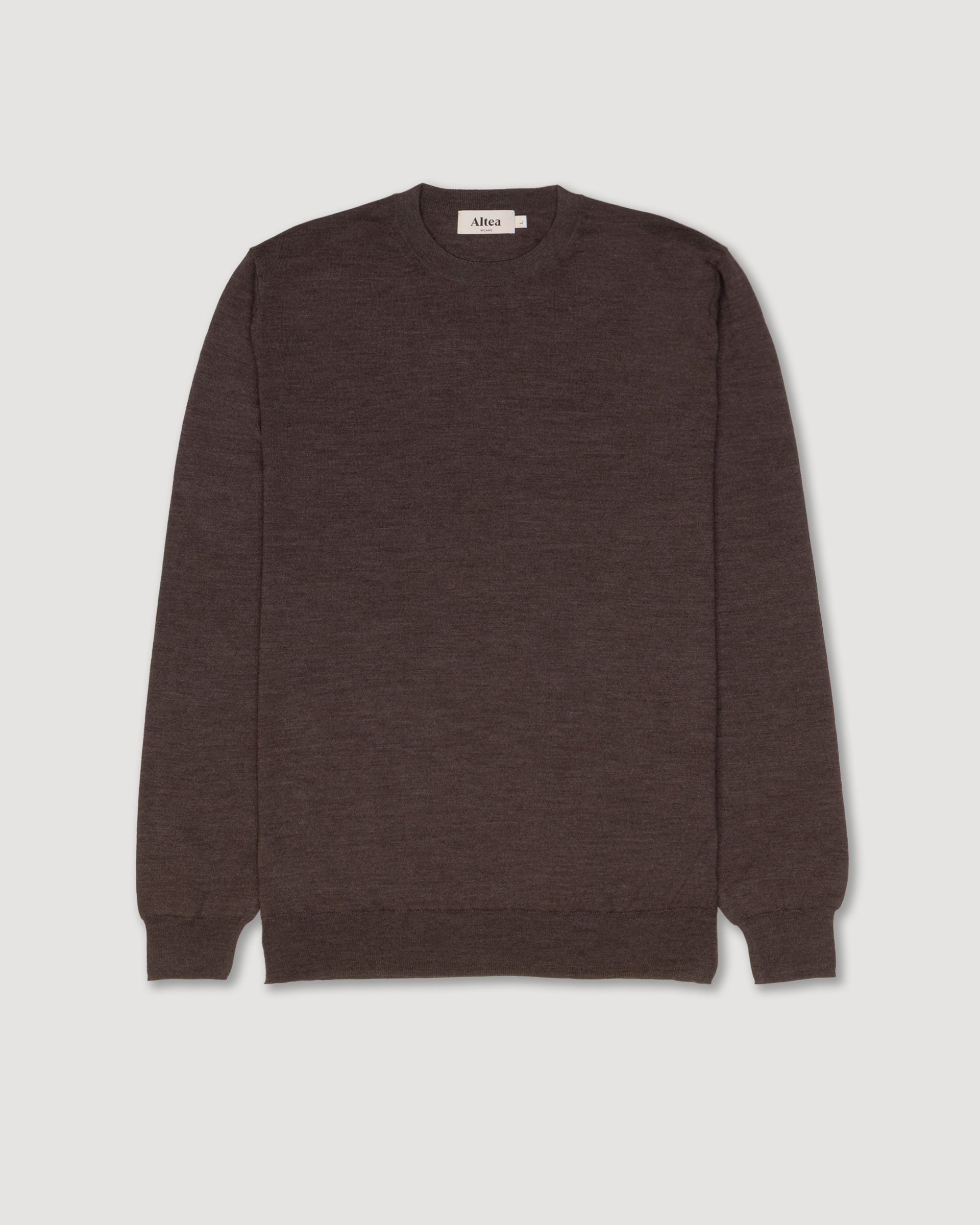 Maglia Girocollo Lana Cashmere Seta M/ L - TORTORA