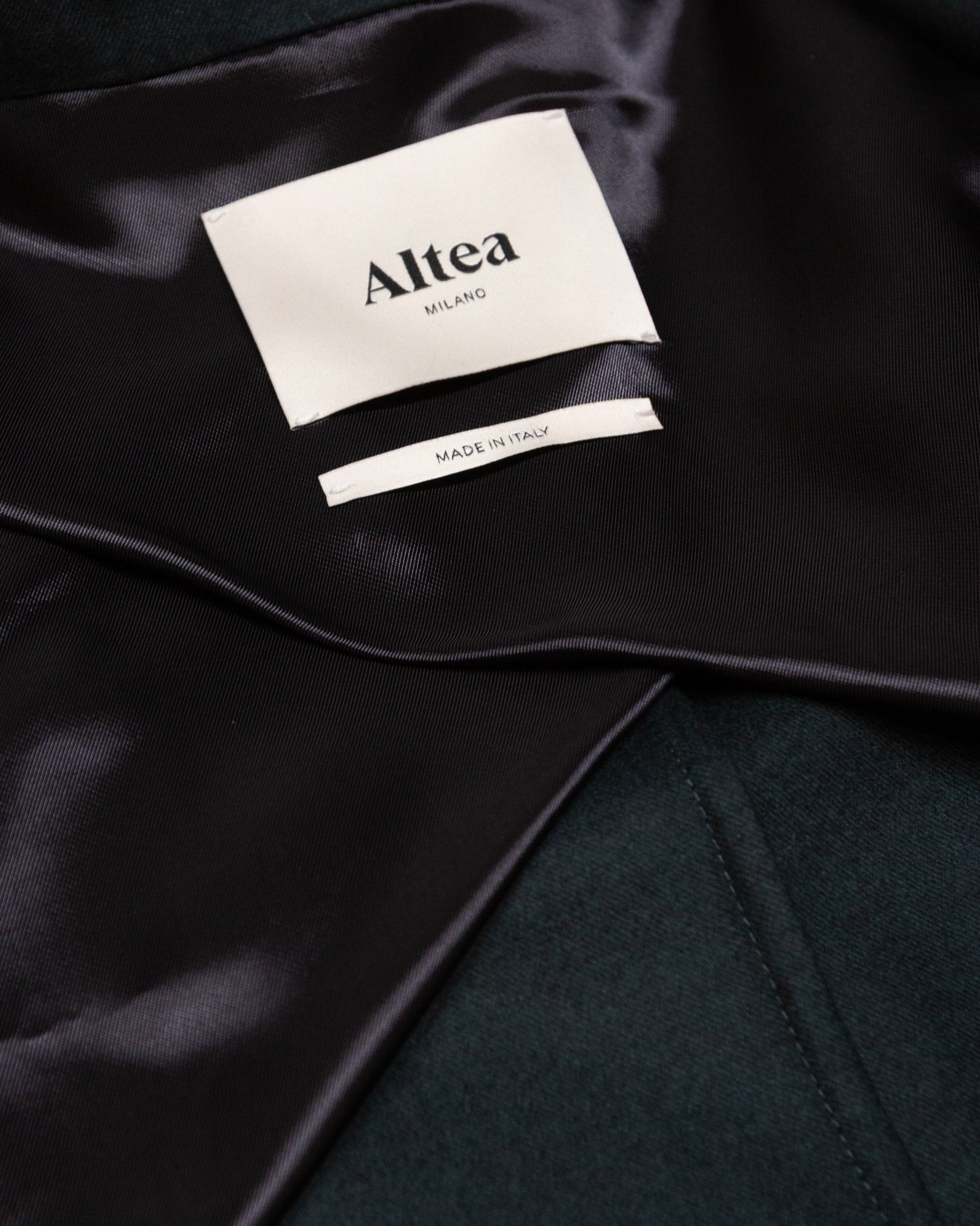 Giacca Alain Doppiopetto Flanella - PETROLIO