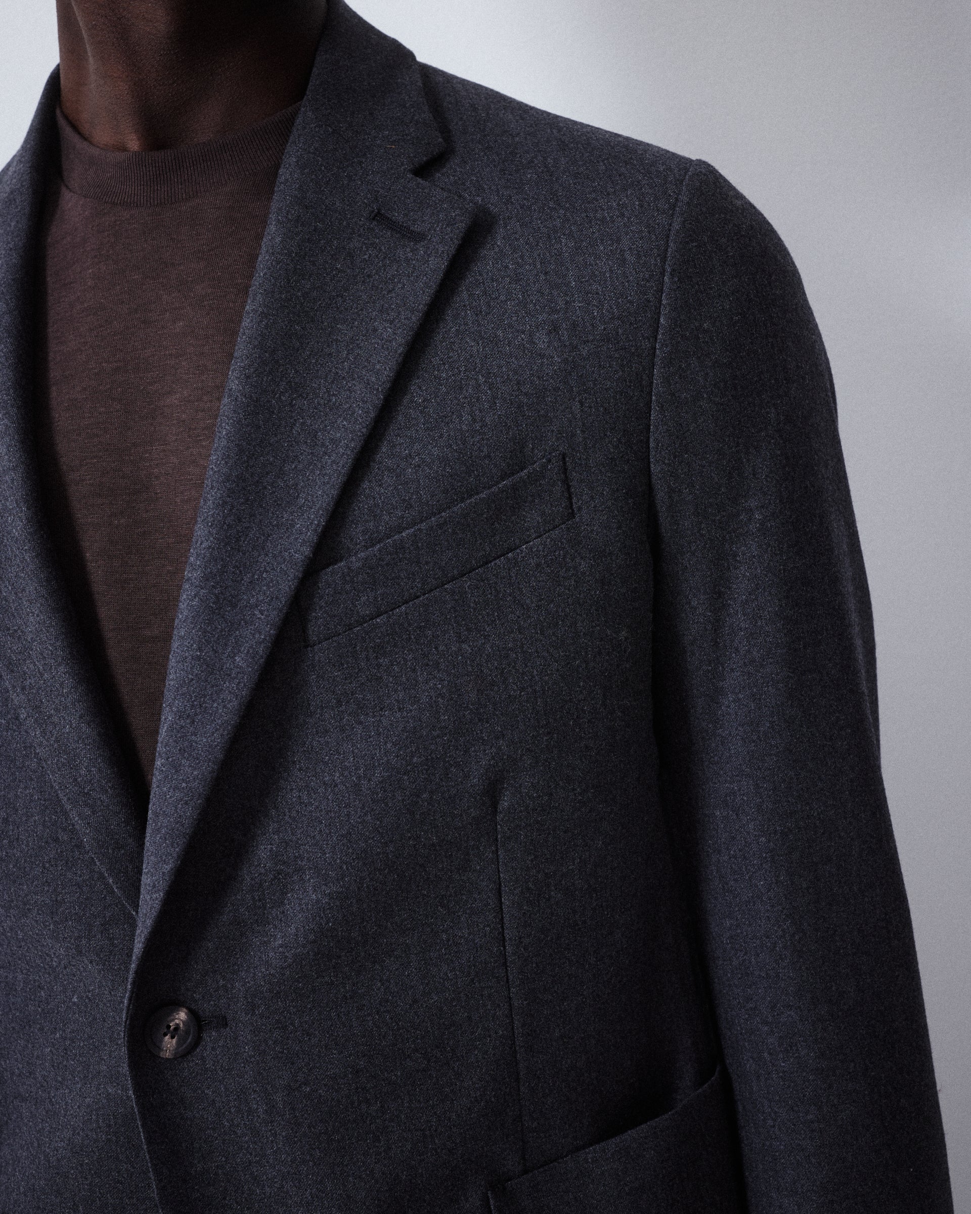 Giacca Aston Flanella Lana - GRIGIO SCURO