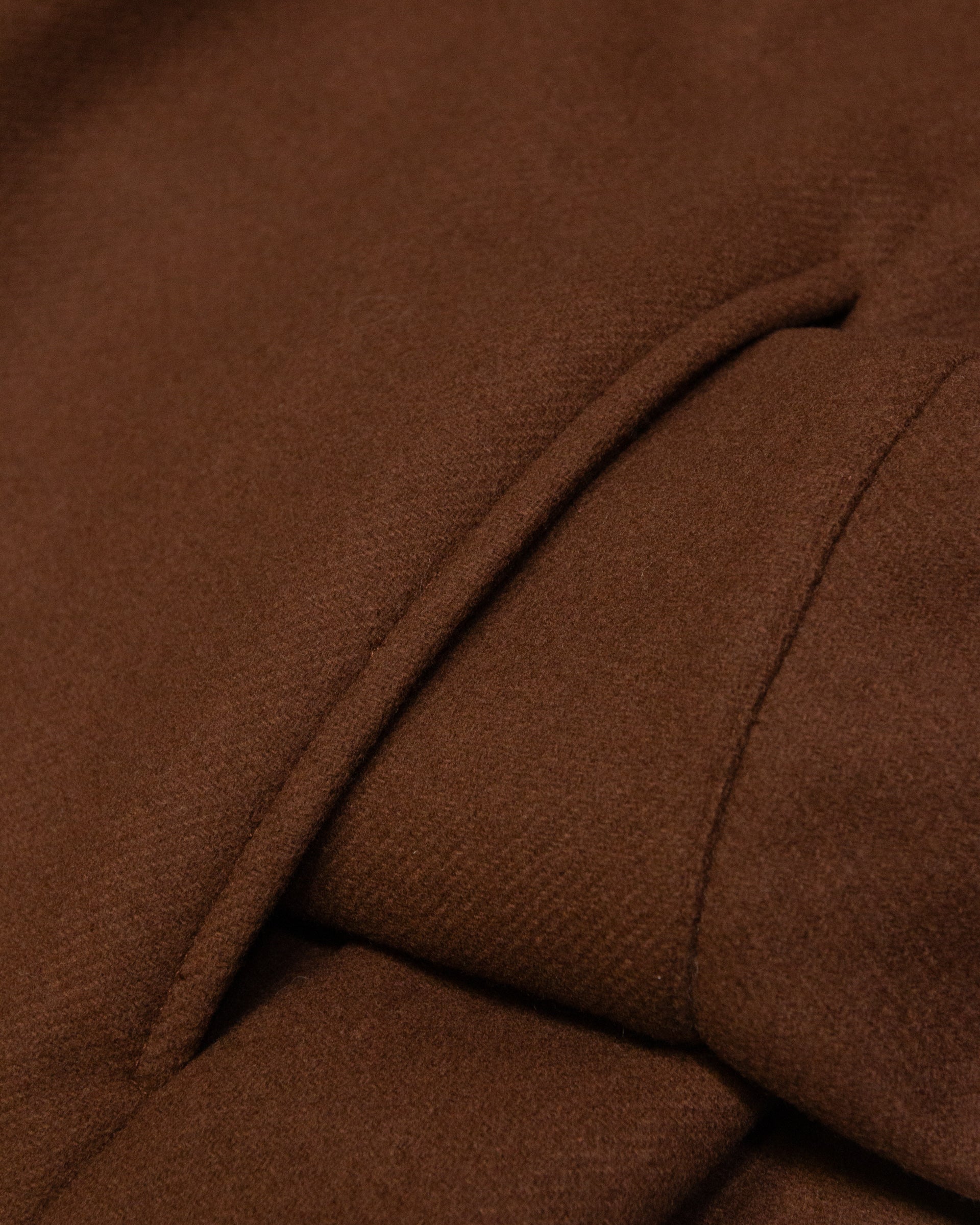 Giacca Camicia Alec Panno Misto Lana - MARRONE