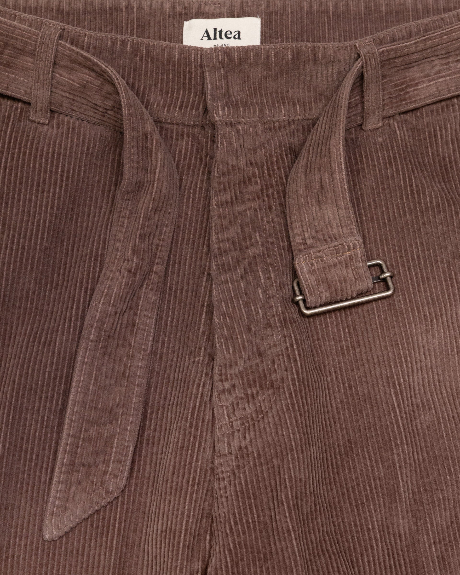 Pantalone Odell Velluto Tinto Capo - TORTORA