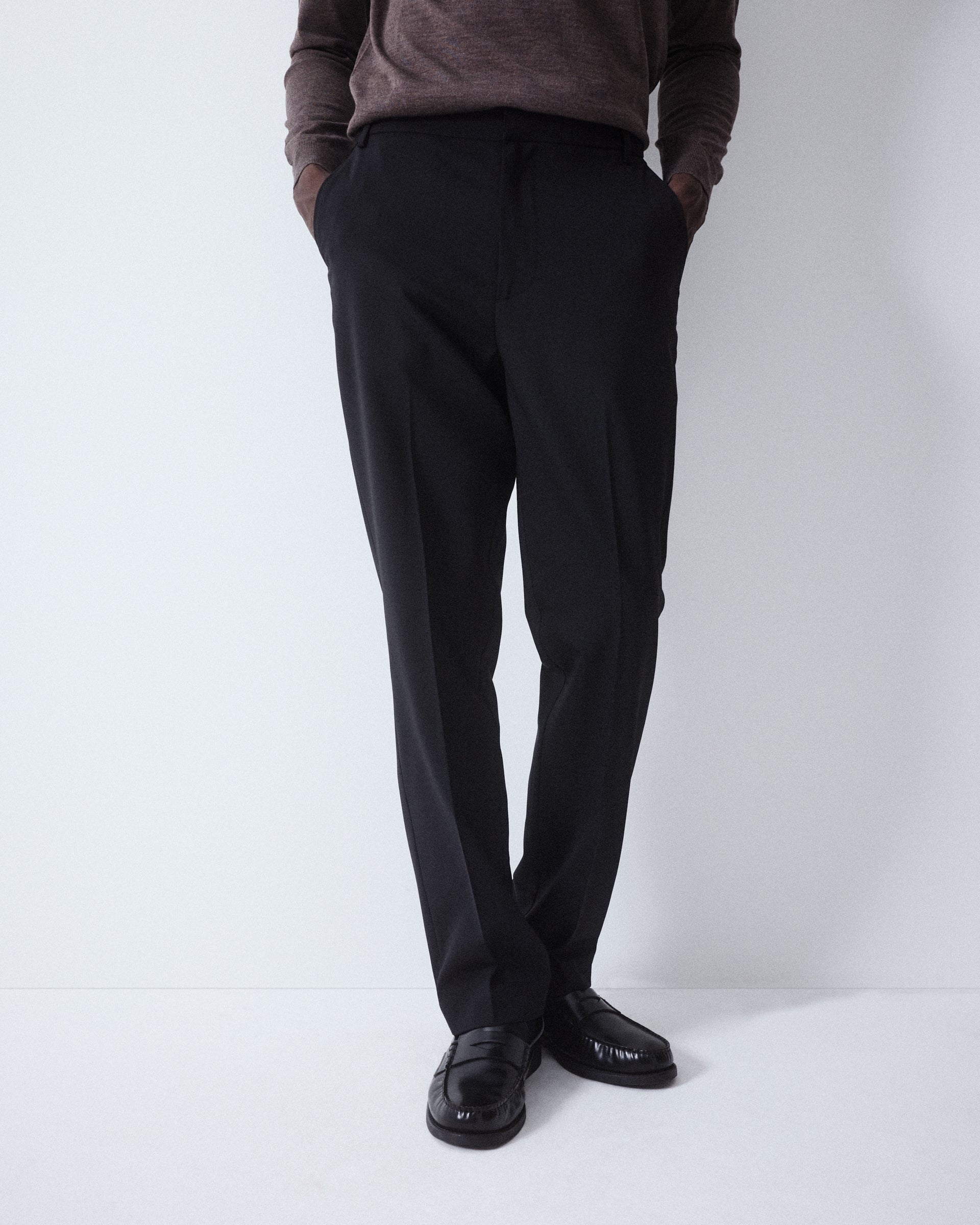 Pantalone Renee Lana Tecnica - NERO