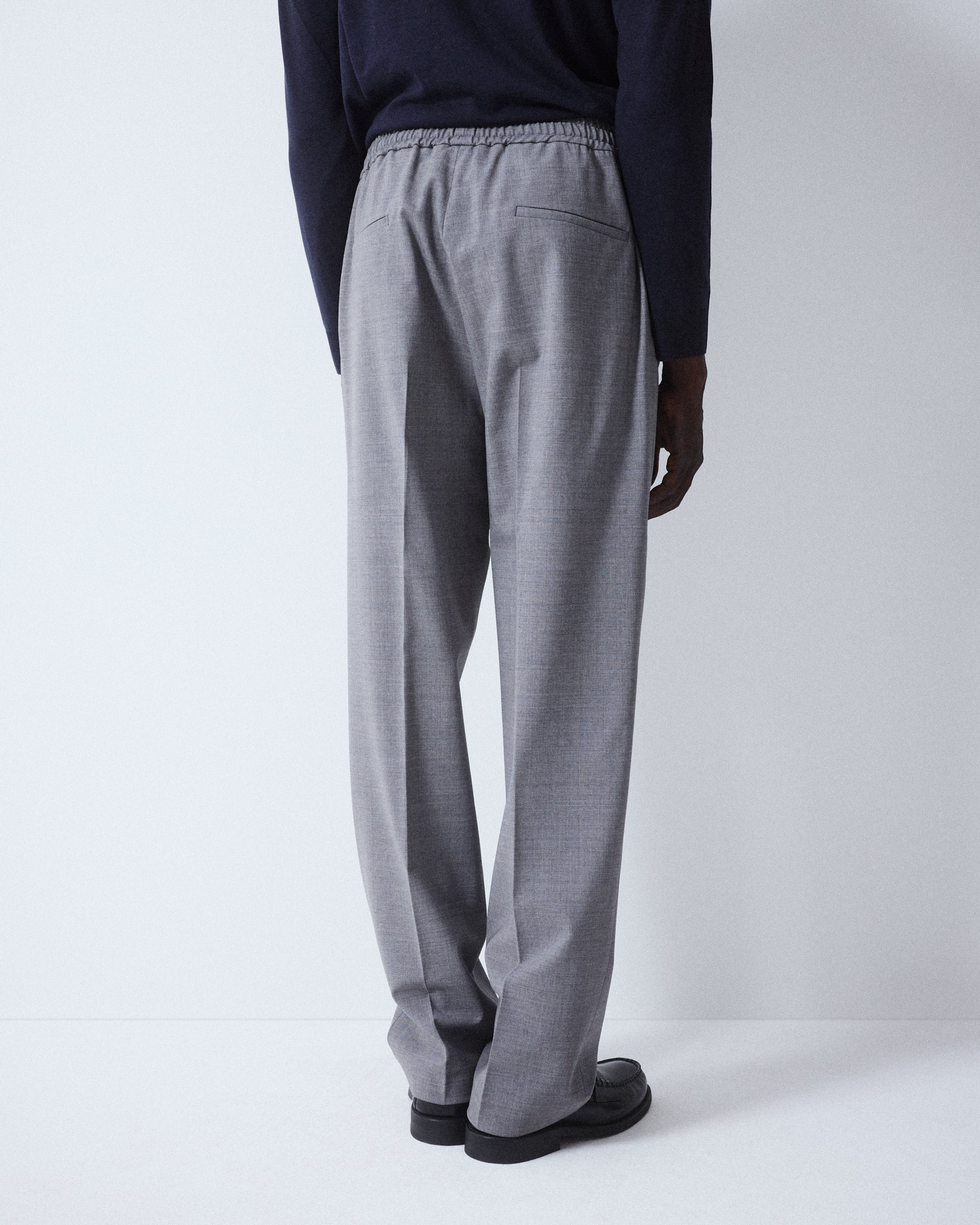 Pantalone Jared Lana Tecnica - GRIGIO MEDIO