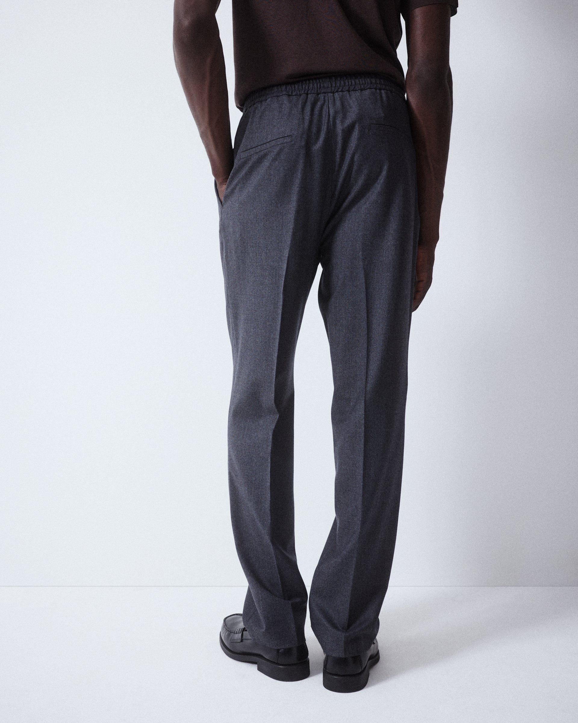 Pantalone Jared Flanella - GRIGIO SCURO