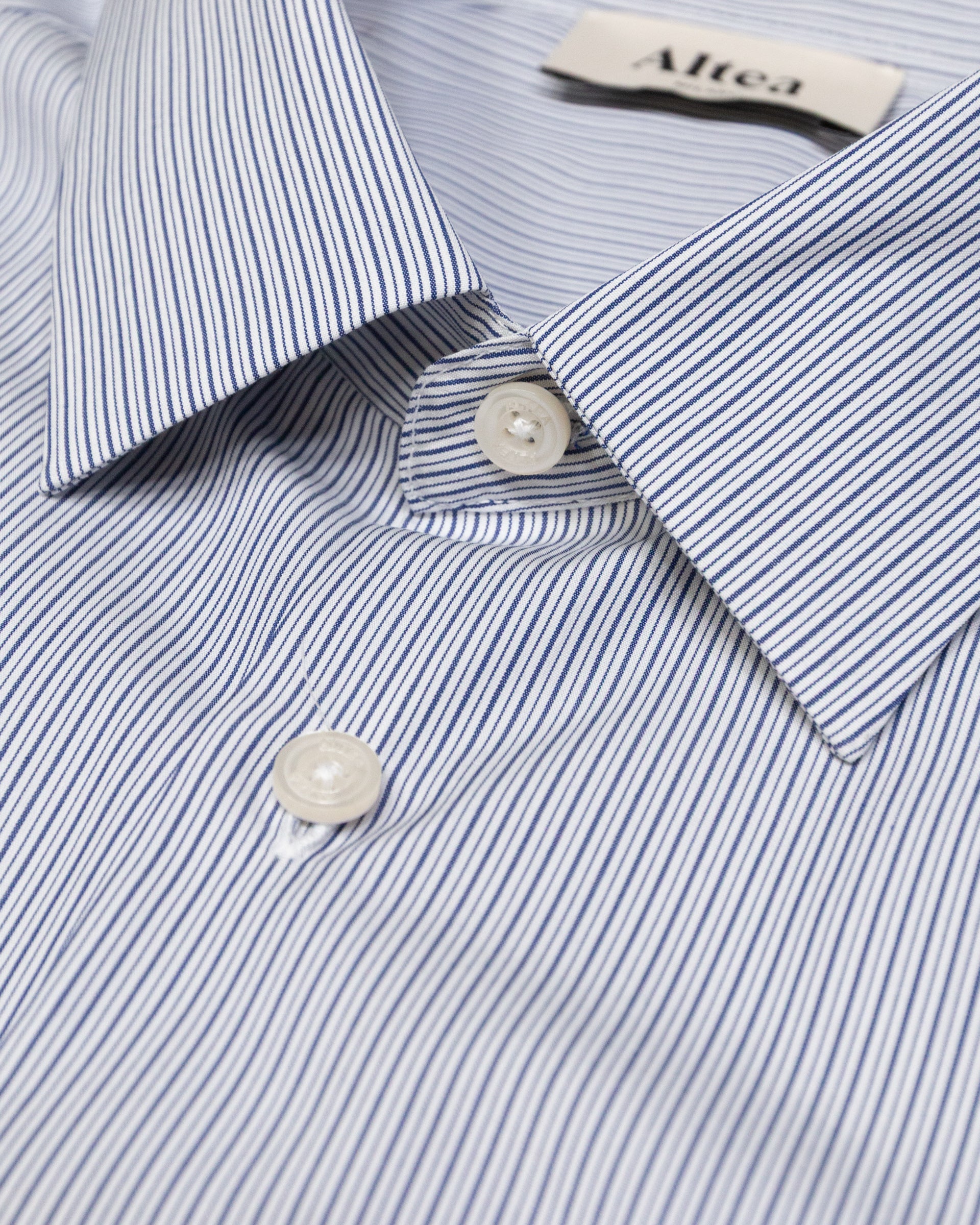 Camicia Scott Poplin Riga Alternata M/l - NAVY