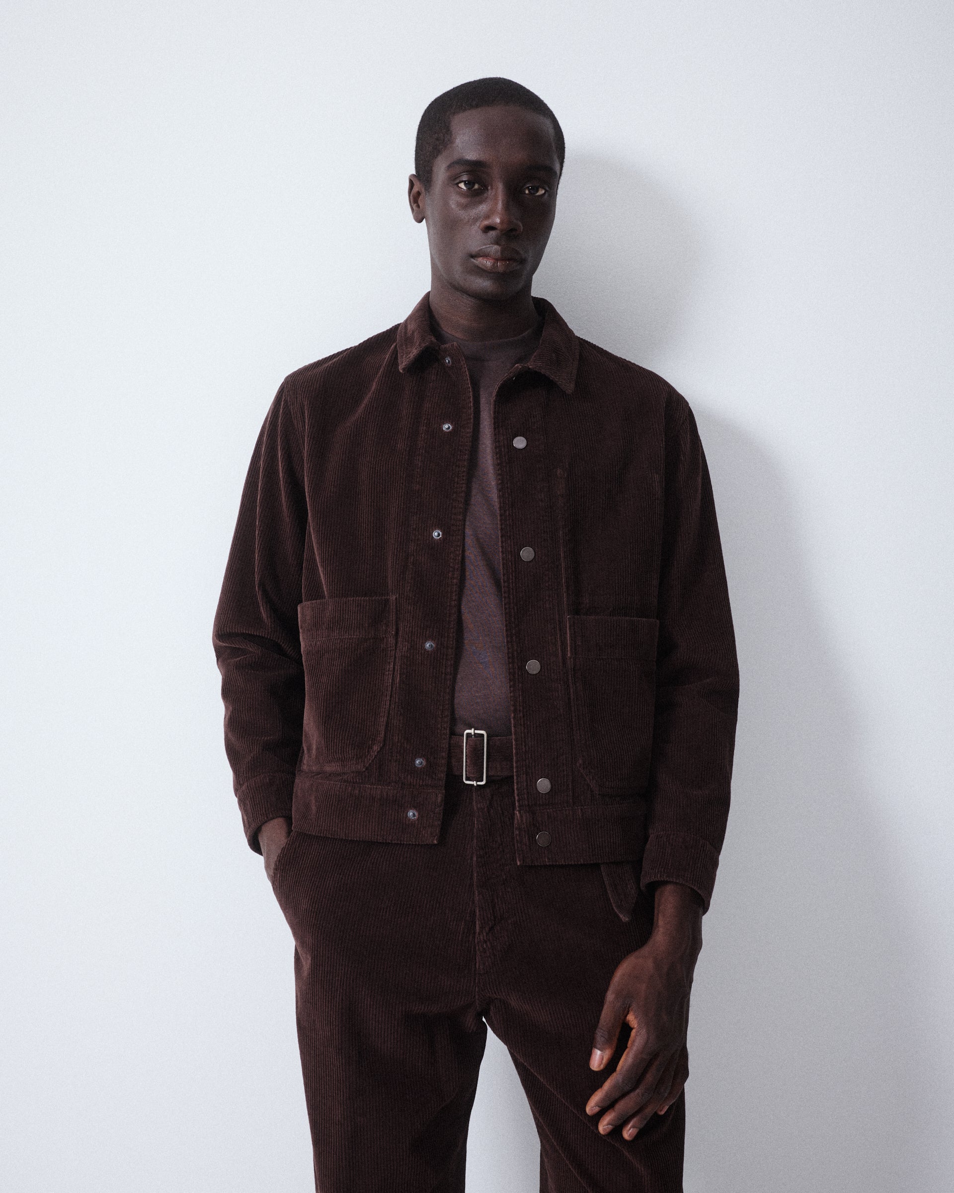 Giacca Cornell Velluto Tinto Capo - MORO