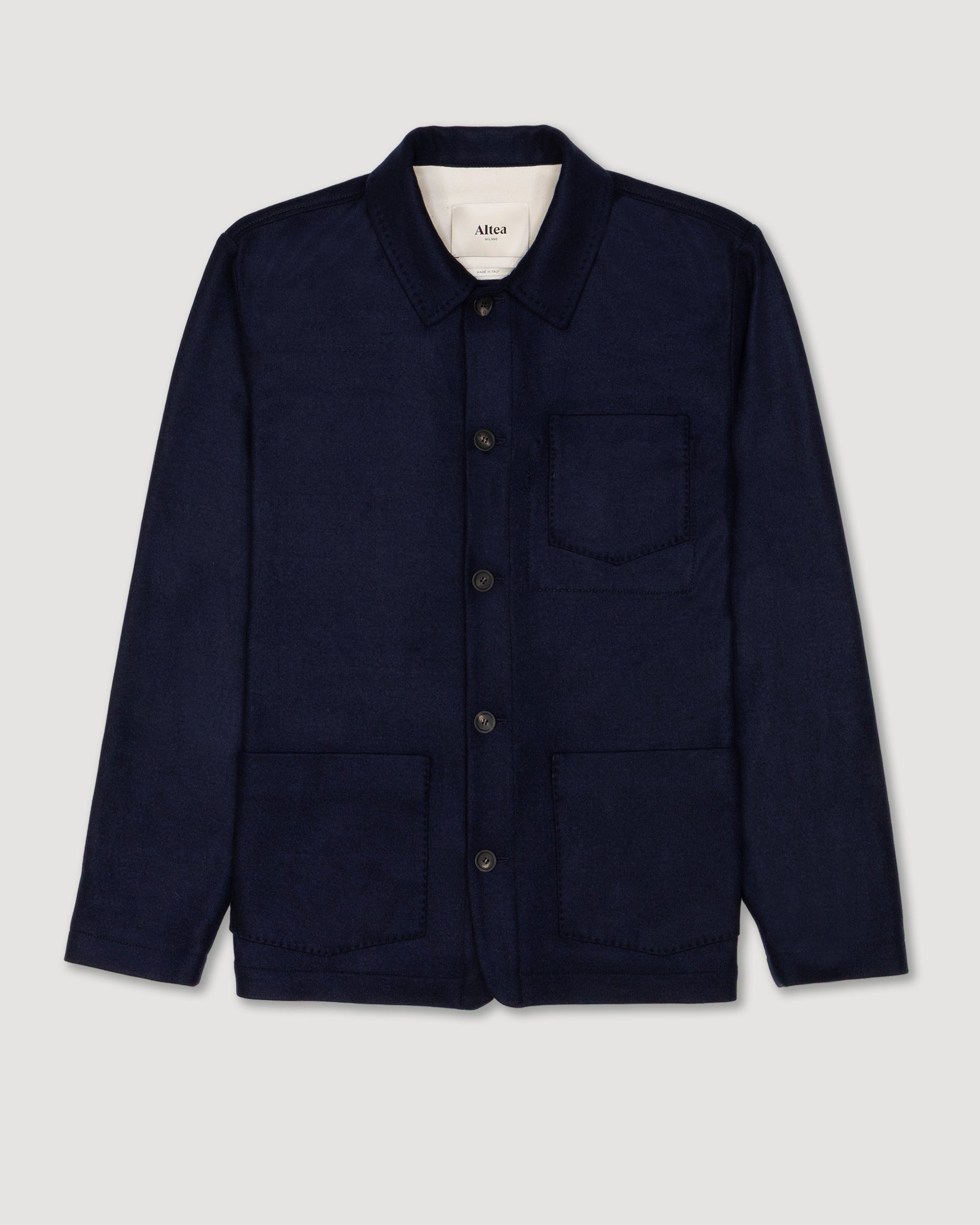 Giacca Pablo Jersey Misto Cashmere - BLUE