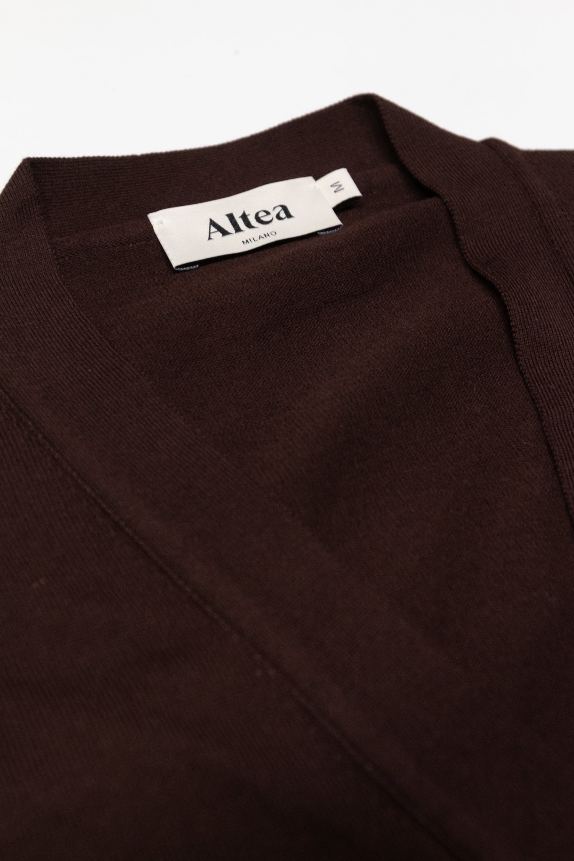 Gilet Maglia Cotone Rasato - Moro