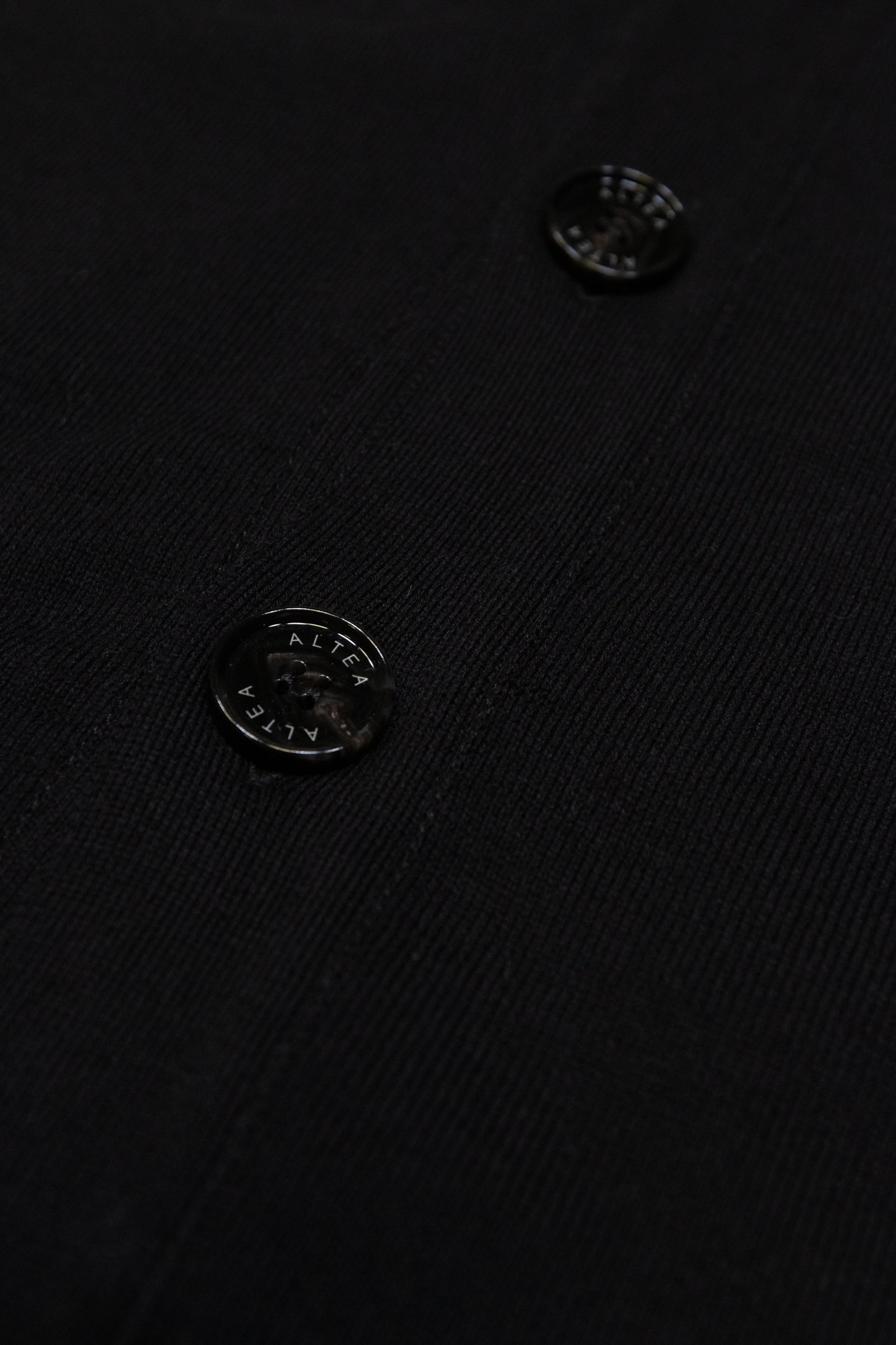 Gilet Maglia Cotone Rasato - Nero