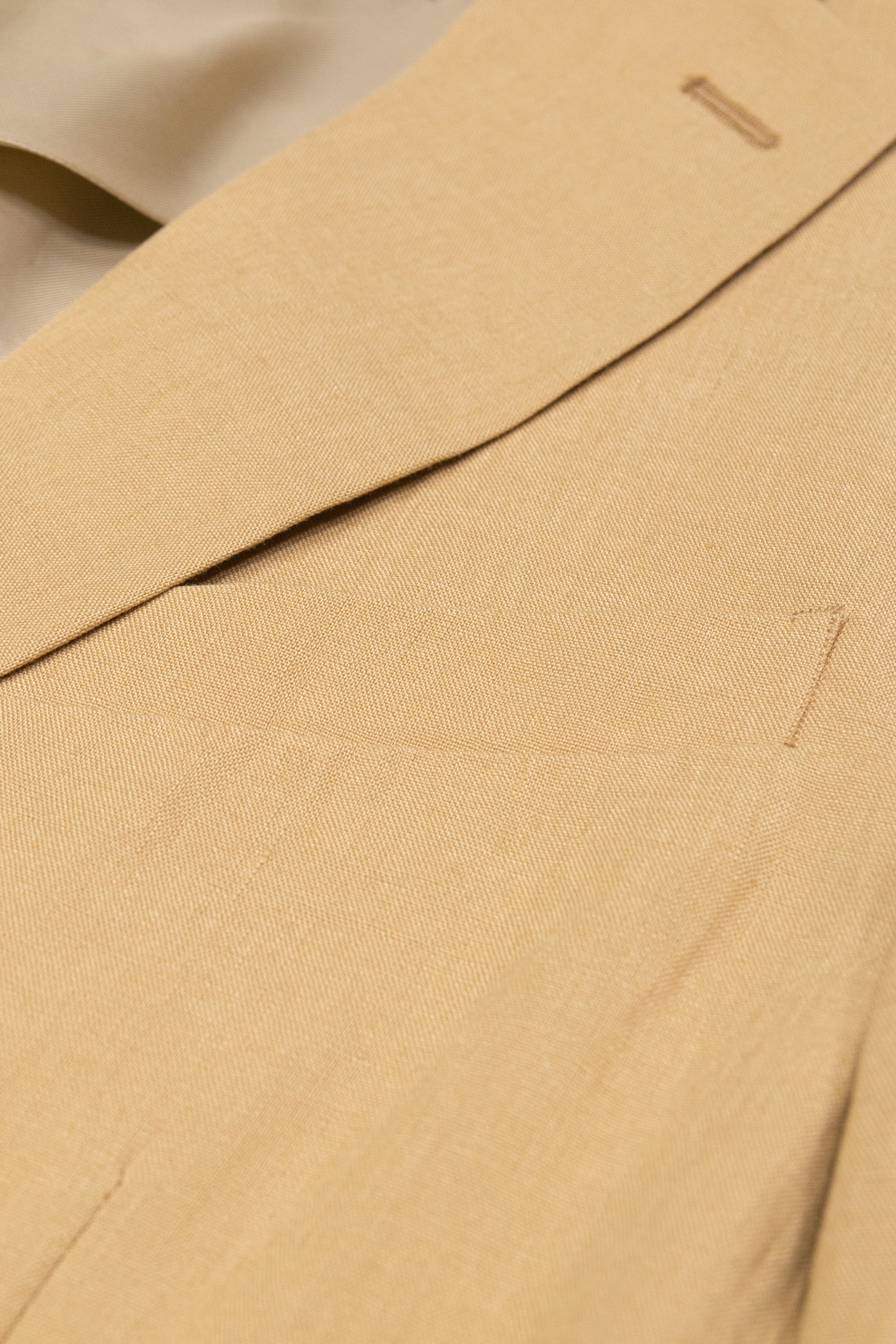 Giacca Aston Lino Tinto Pezza - Beige