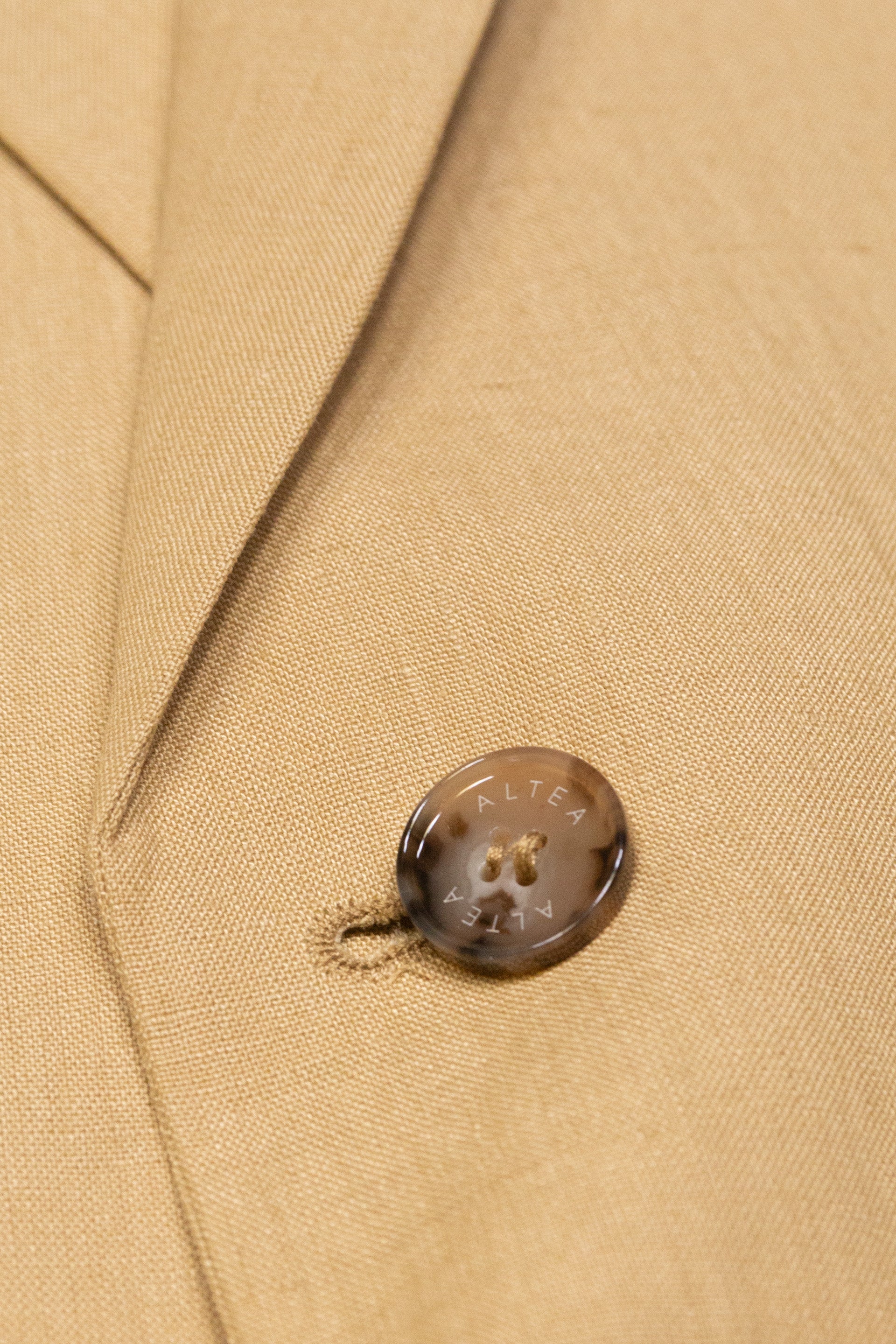 Giacca Aston Lino Tinto Pezza - Beige