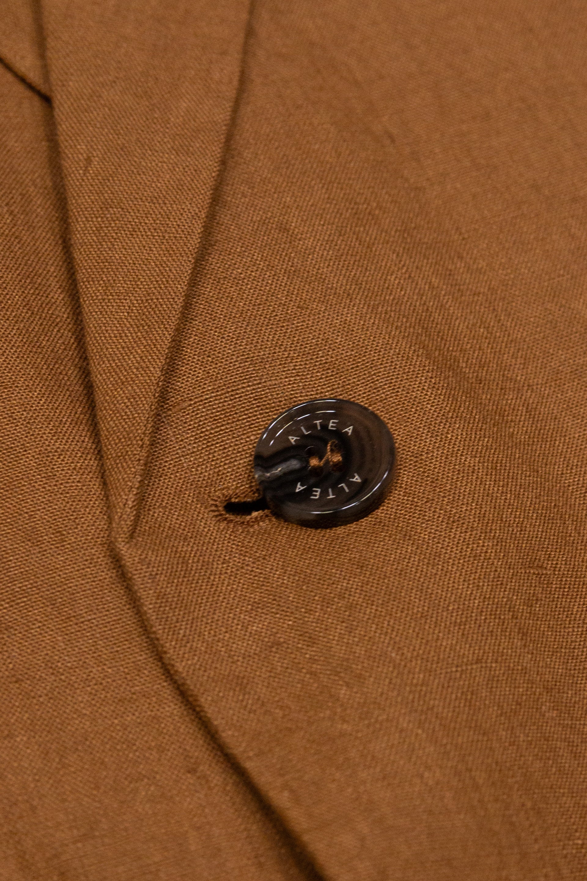 Giacca Aston Lino Tinto Pezza - Cuoio