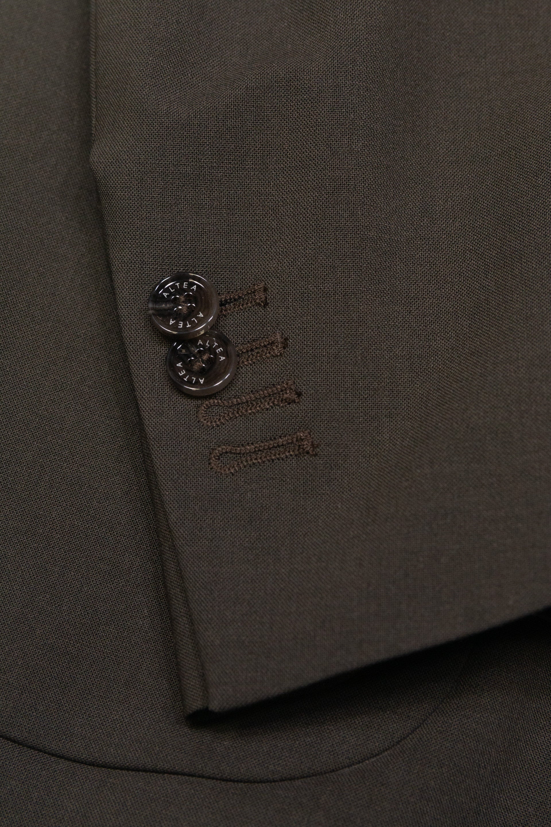 Giacca Carlo Doppiopetto Lana Tecnica - Army