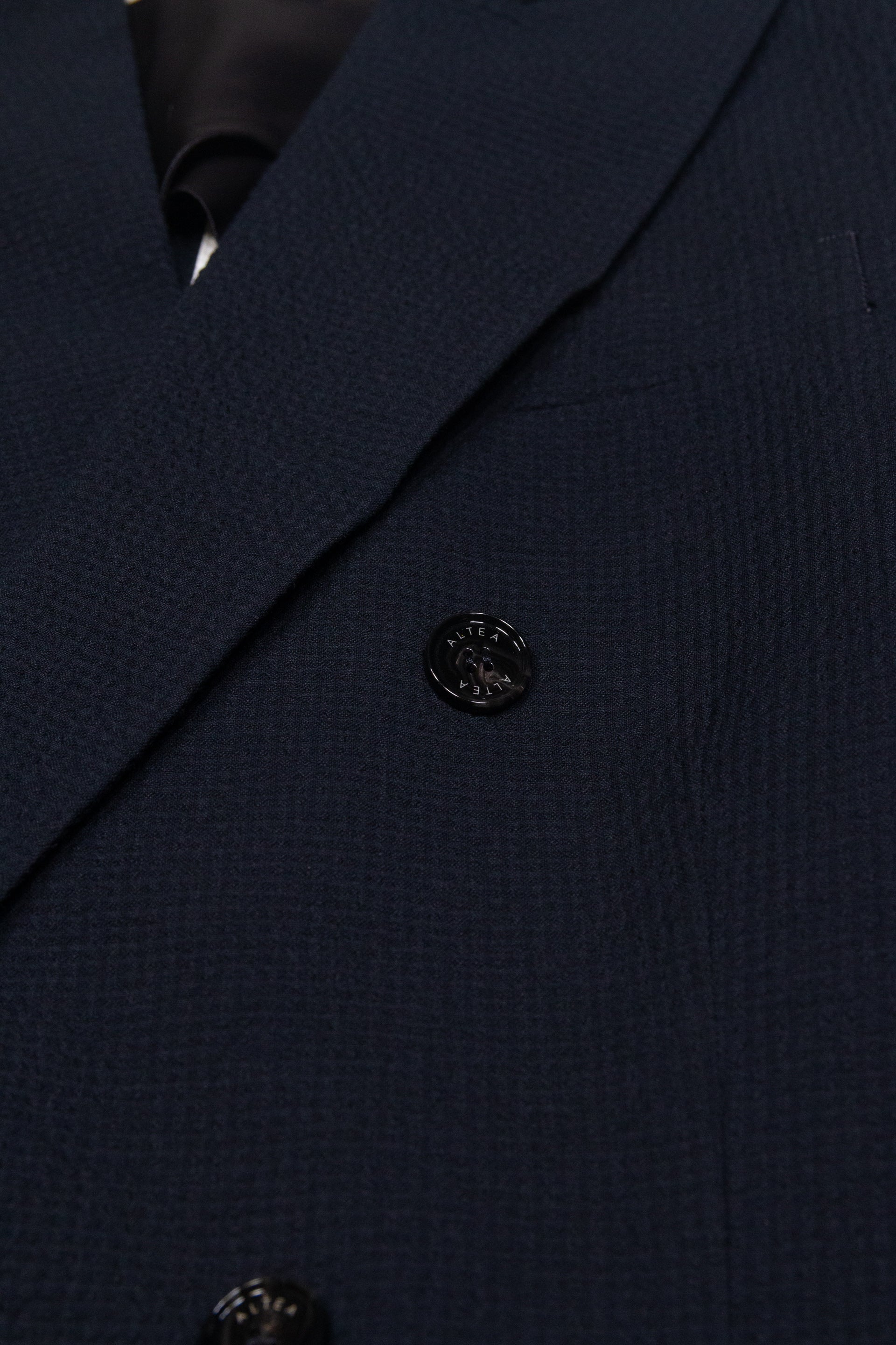 Giacca Carlo Seersucker - Navy