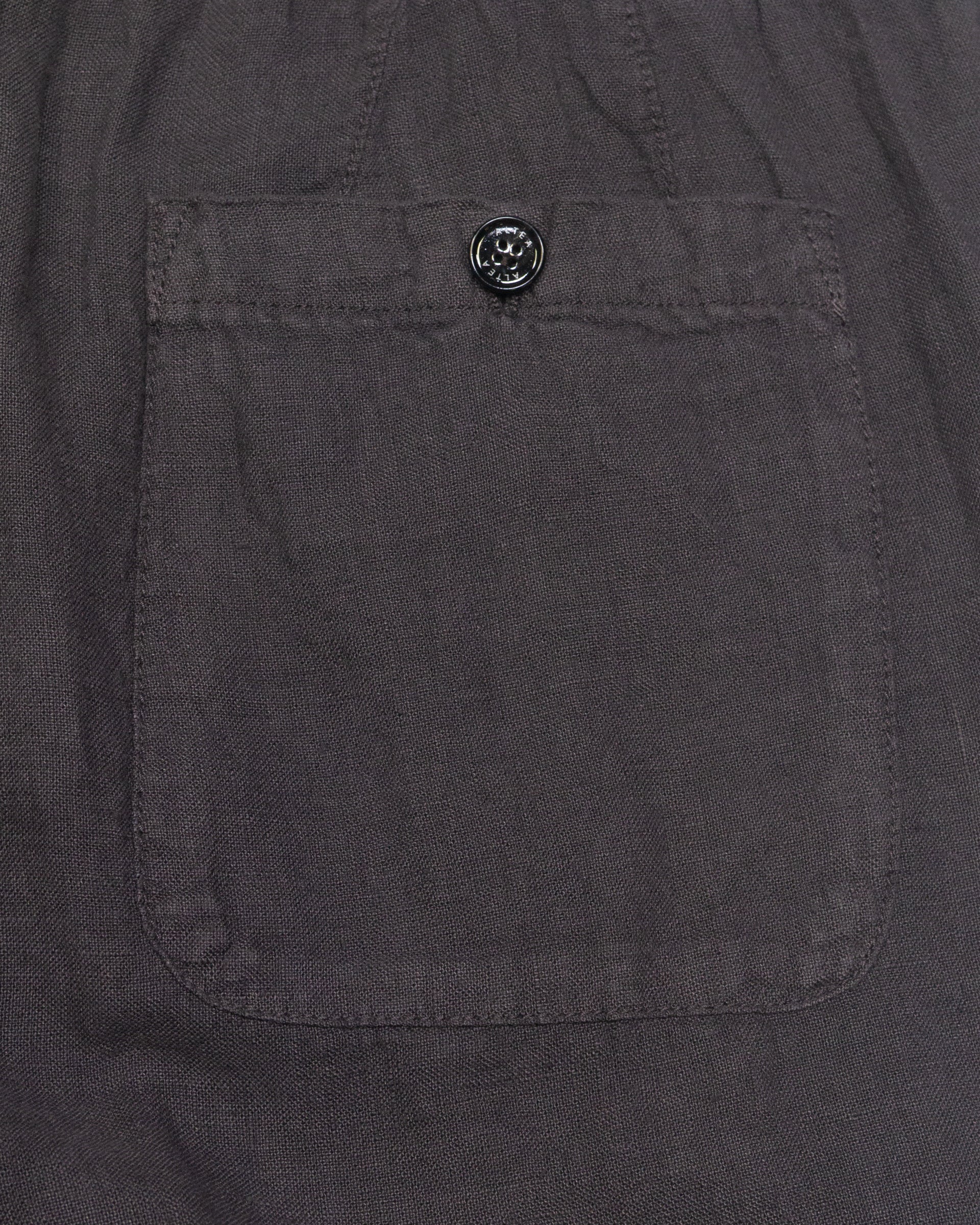 Pantalone Mattia in lino con coulisse, marrone - Moro