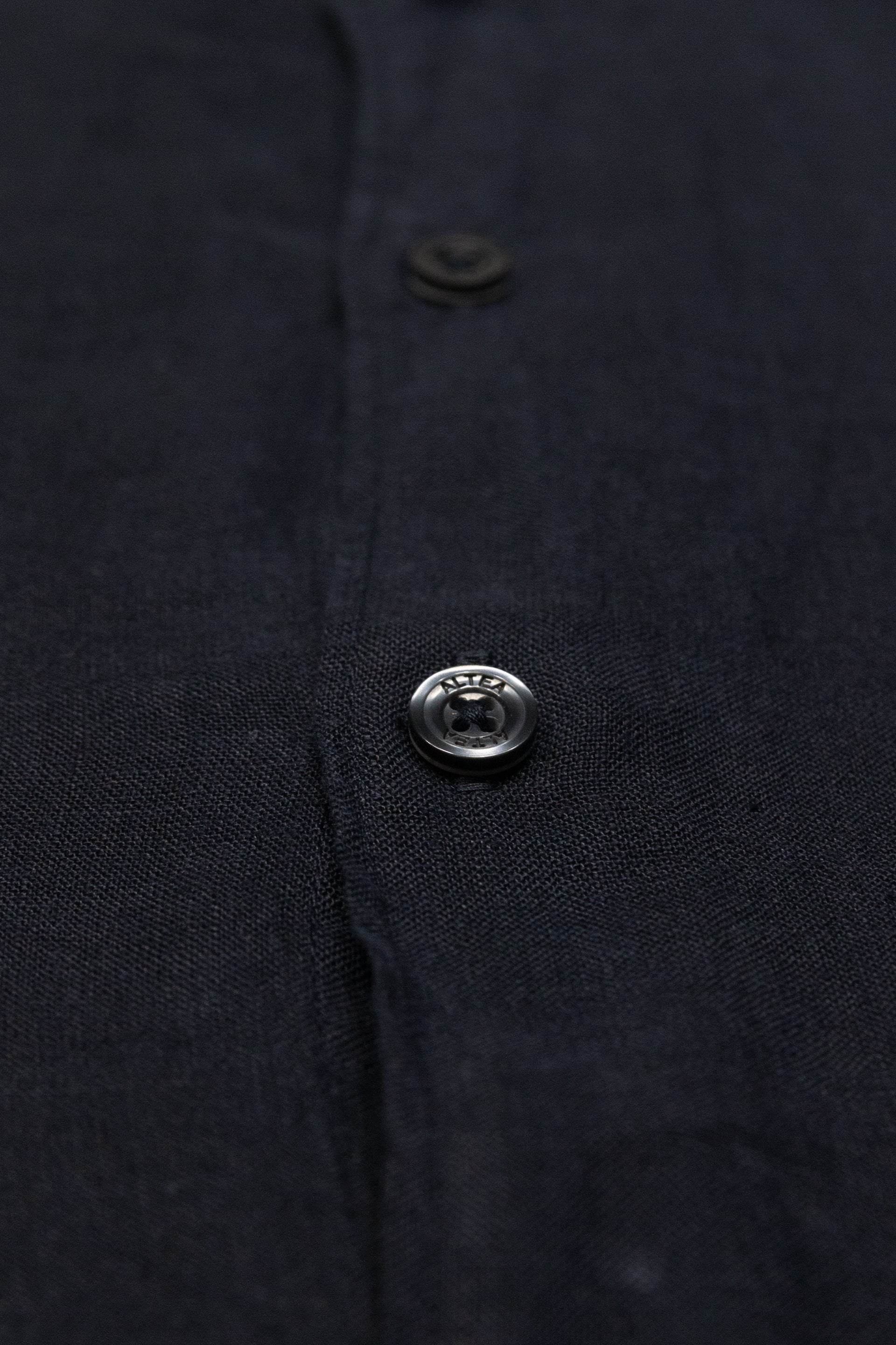 Camicia Bond Lino M/ L Tinto Capo - Navy