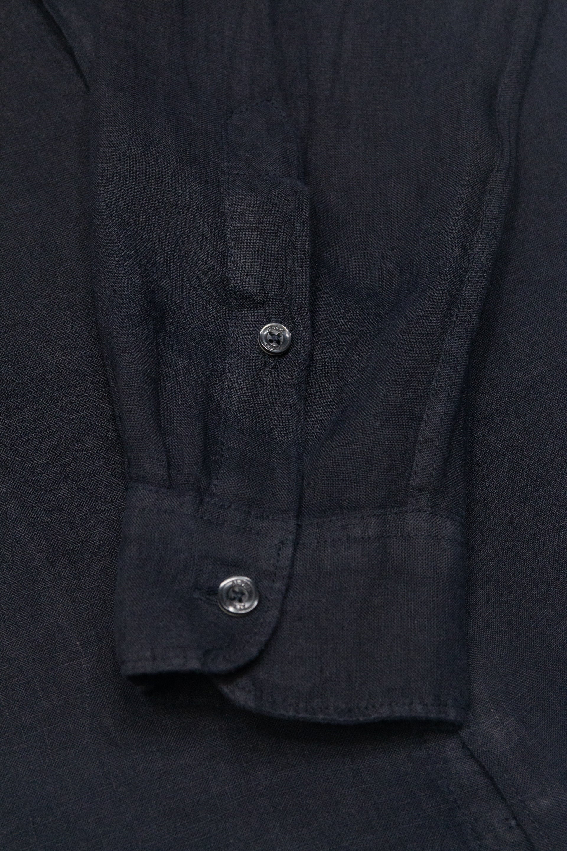 Camicia Bond Lino M/ L Tinto Capo - Navy