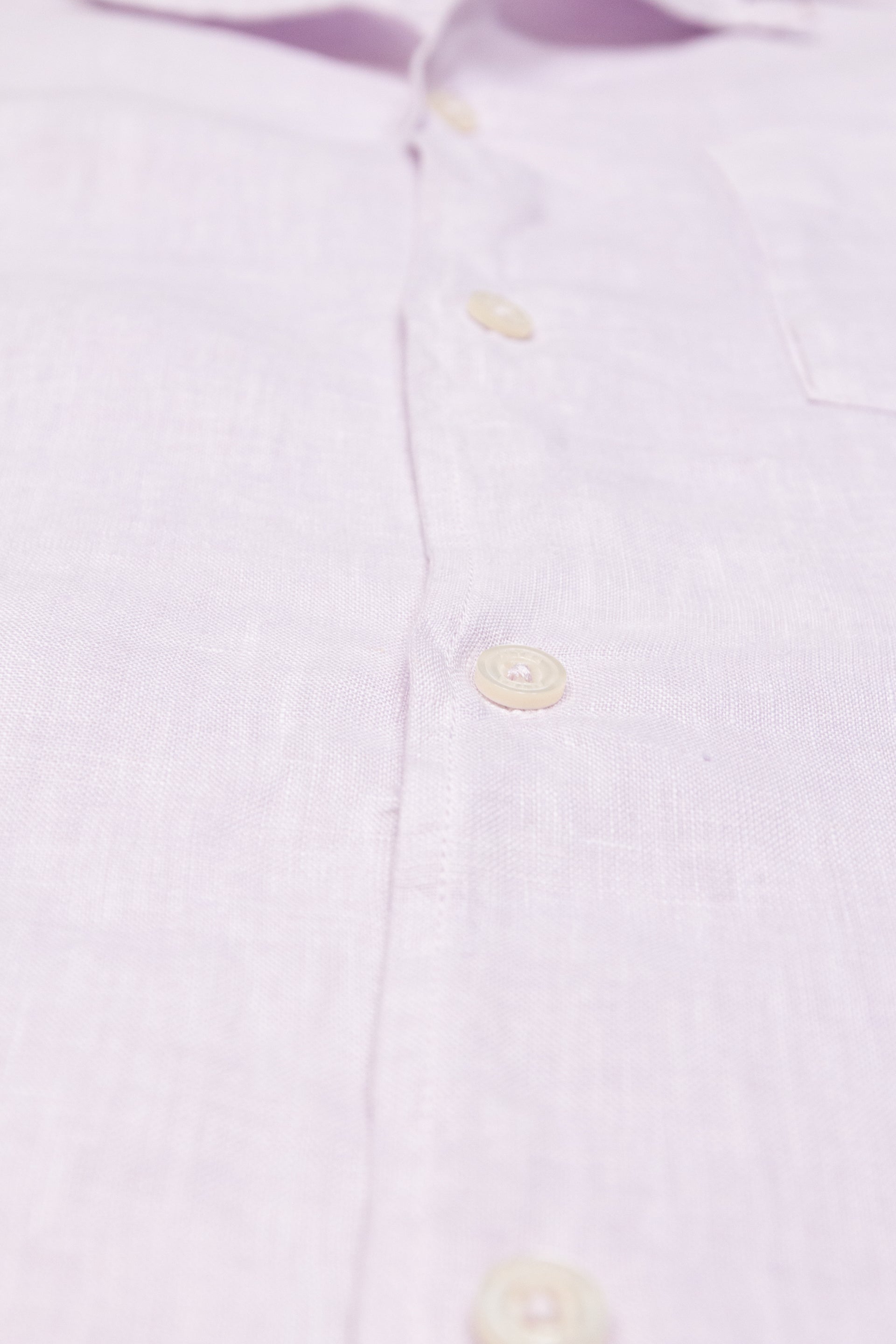 Camicia Bart P. Lino M/ C Tinto Capo - Glicine