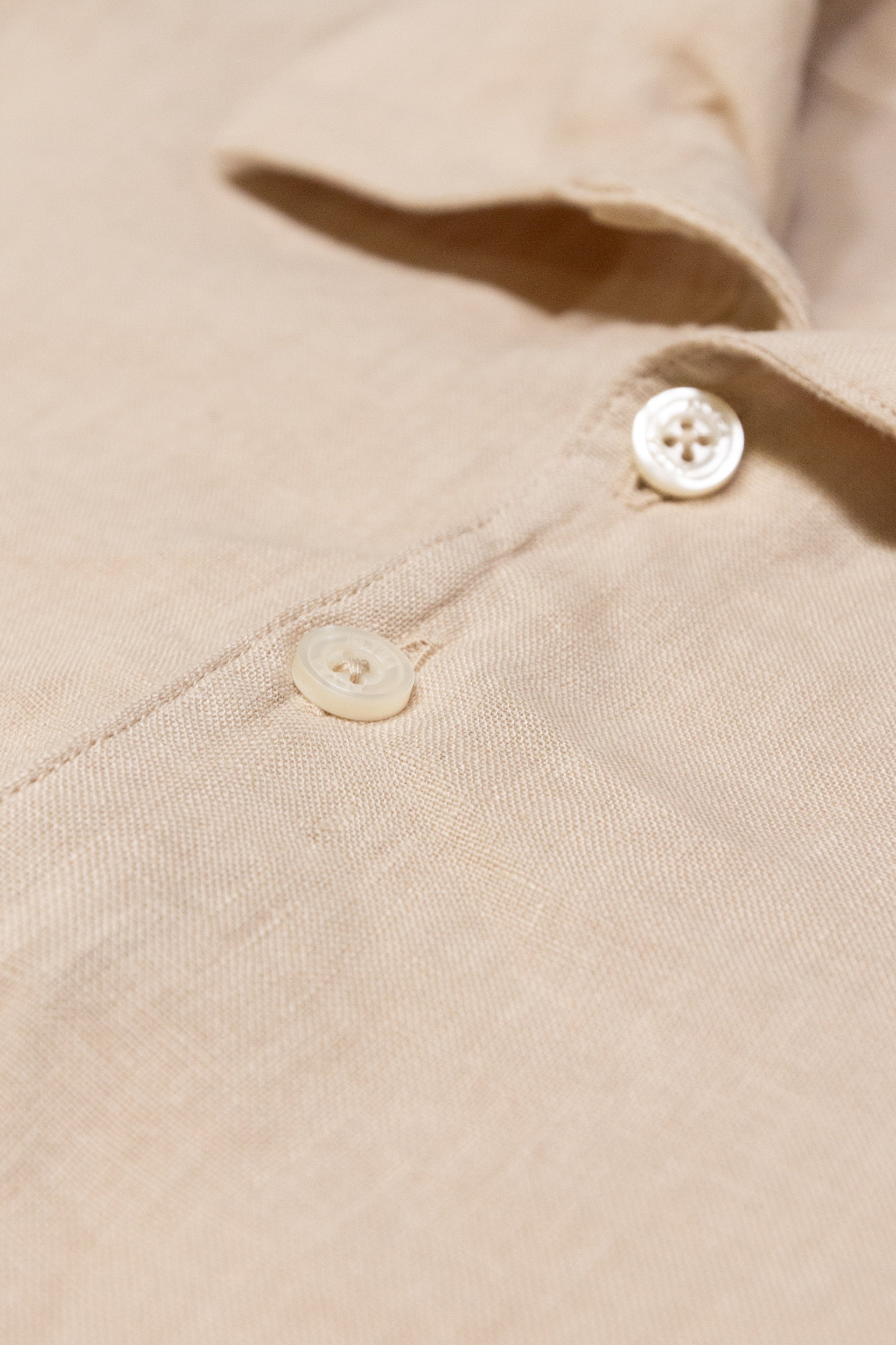 Camicia Polo Bahia M/ L Tinto Capo - Beige