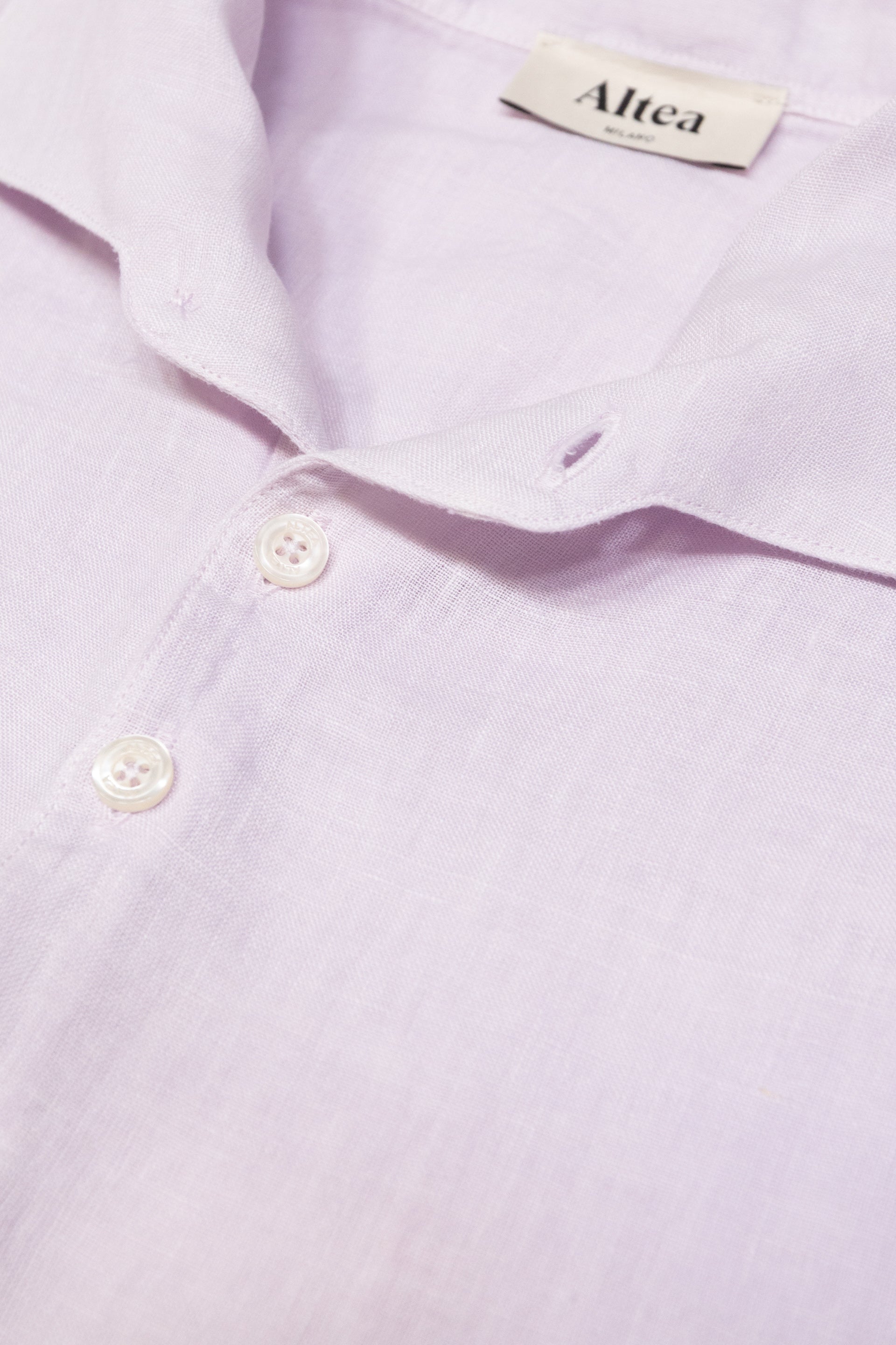 Camicia Polo Bahia M/ L Tinto Capo - Glicine